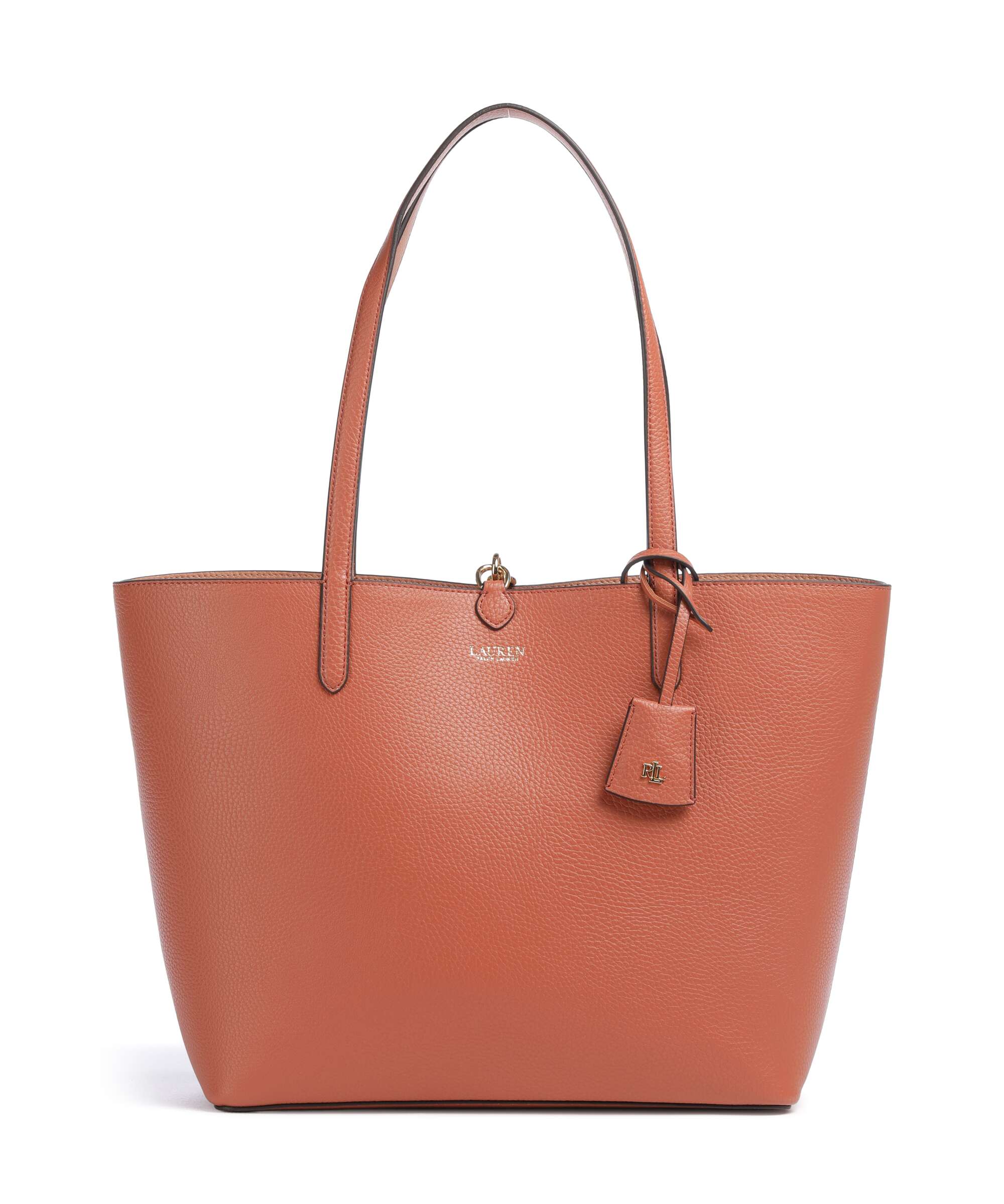 Lauren Ralph Lauren Medium Torba na zakupy red terracotta/pink sienna
