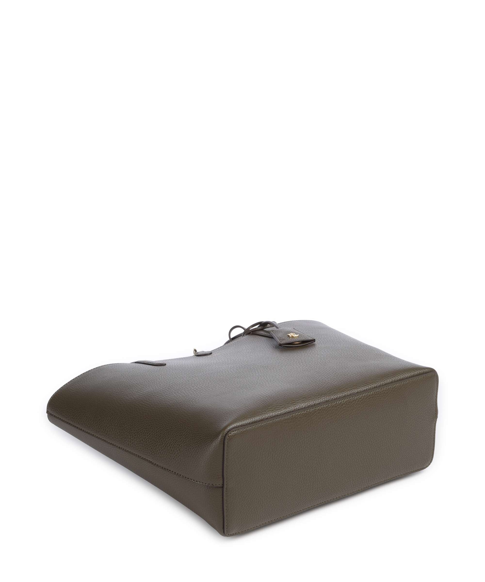 Lauren Ralph Lauren Medium Torba na zakupy botanic green/sage green - Image 5