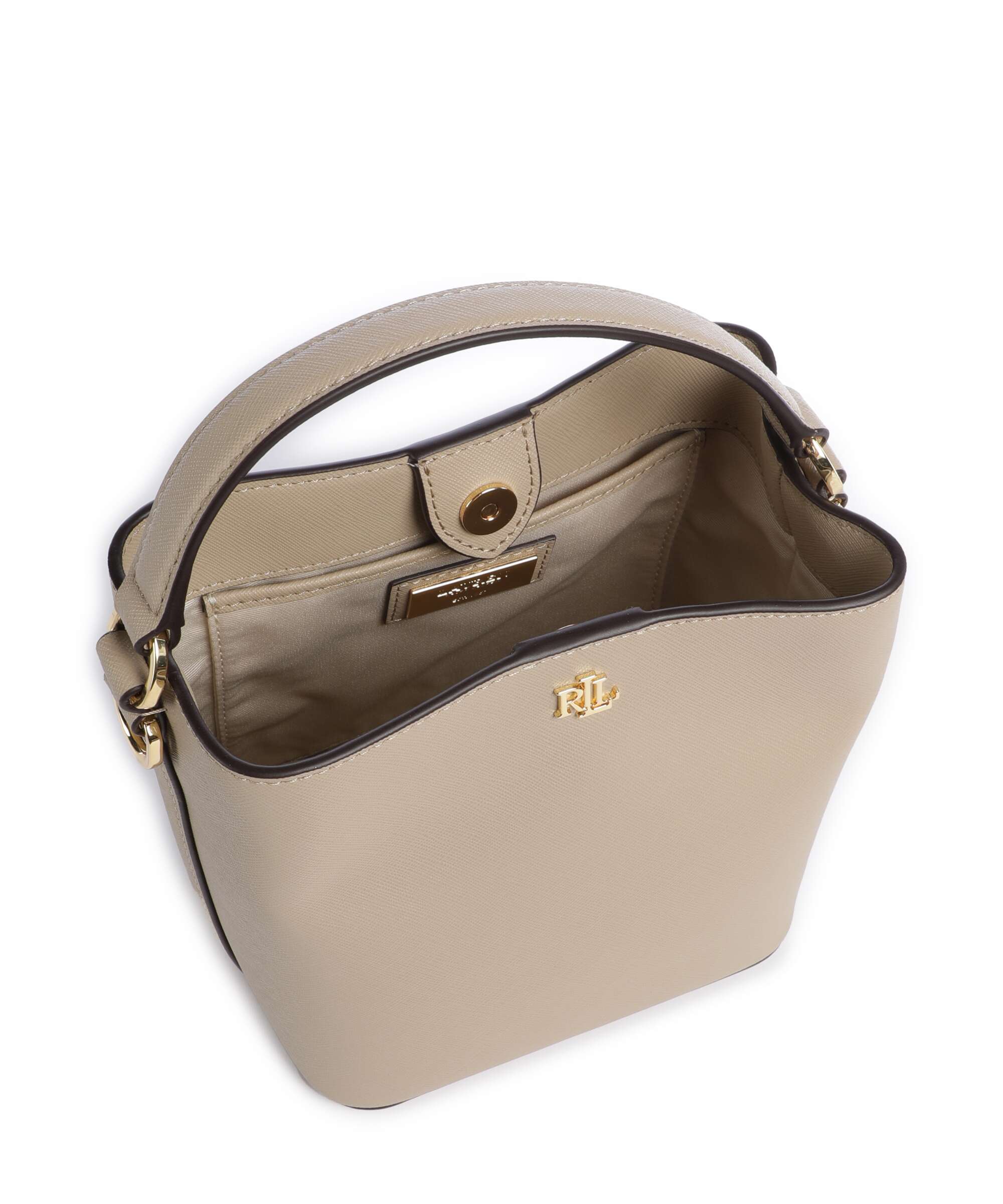 Lauren Ralph Lauren Reese Small Torebka worek birch tan - Image 6
