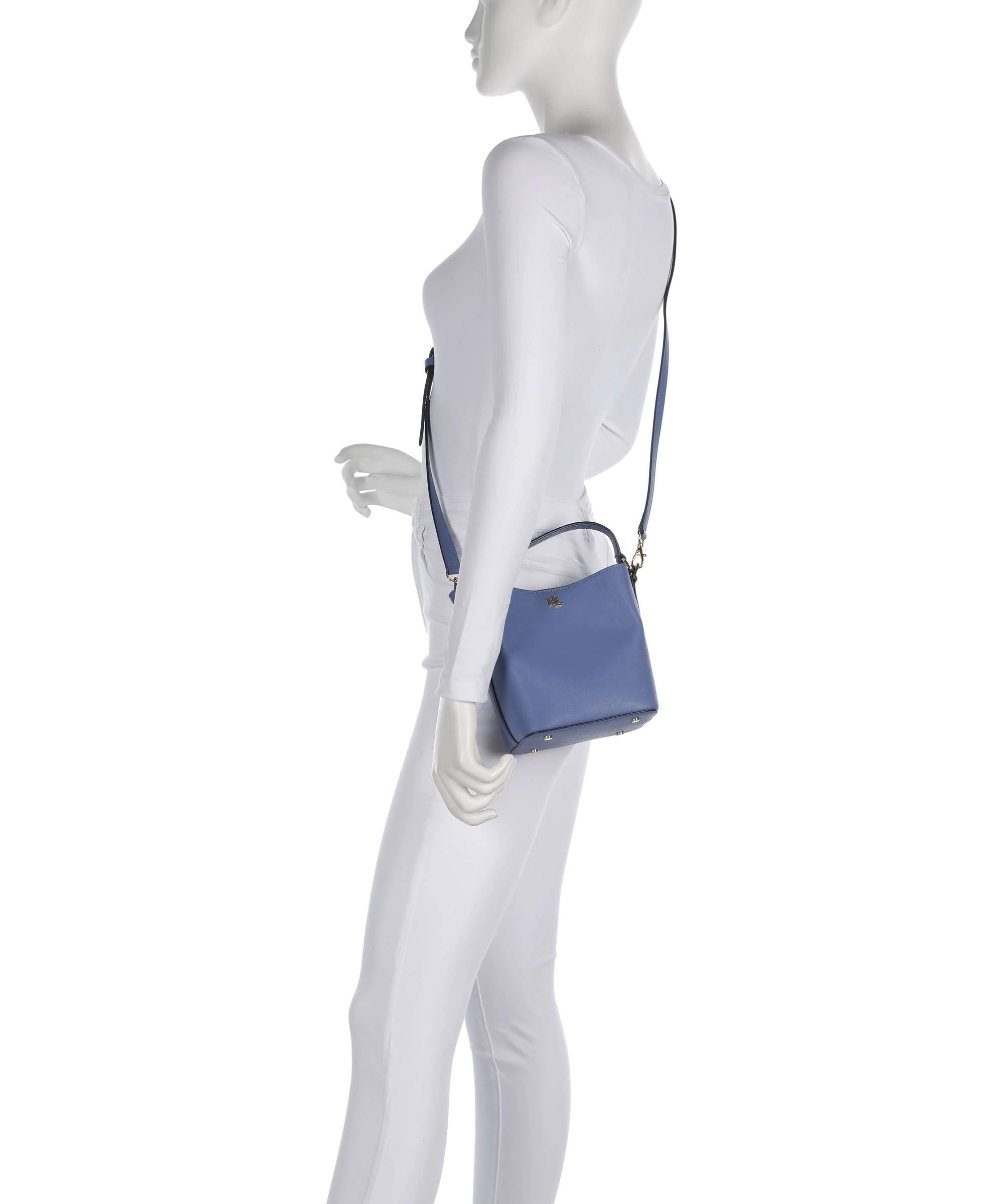 Lauren Ralph Lauren Reese Small Torebka worek carson blue - Image 3