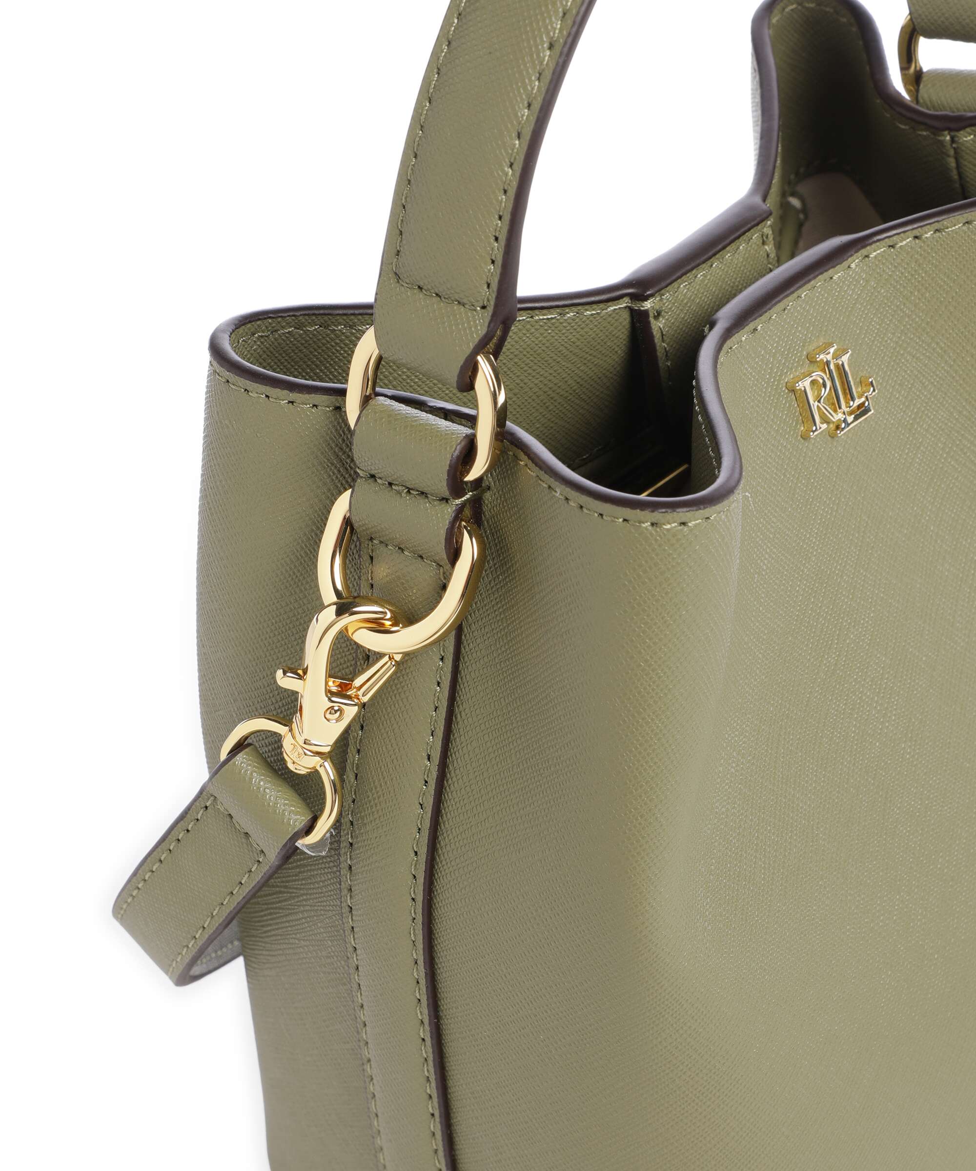 Lauren Ralph Lauren Reese Small Torebka worek sage green - Image 4