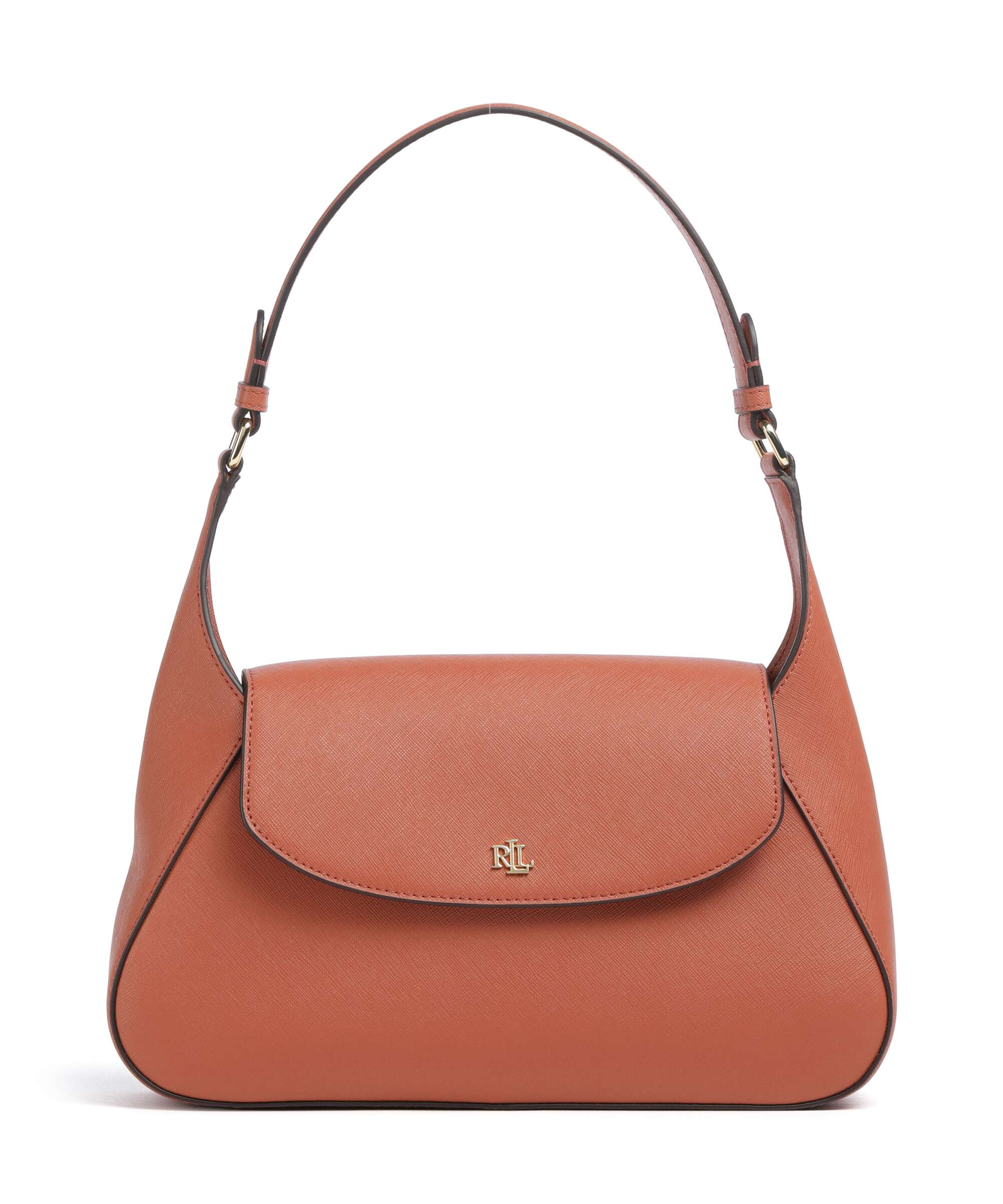 Lauren Ralph Lauren Schylar Medium Torba na ramię red terracotta