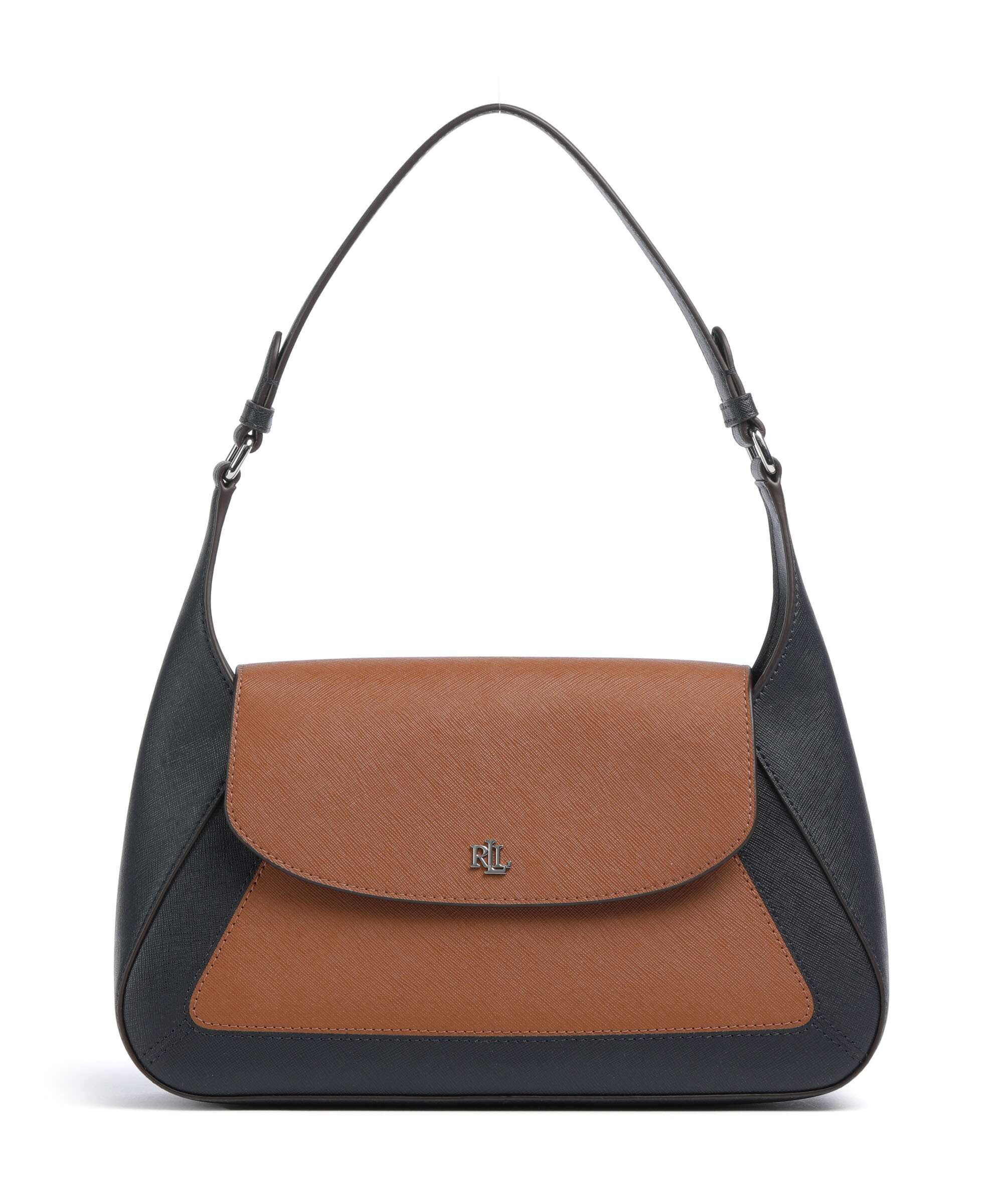 Lauren Ralph Lauren Schylar Medium Torba na ramię lauren tan/lauren navy