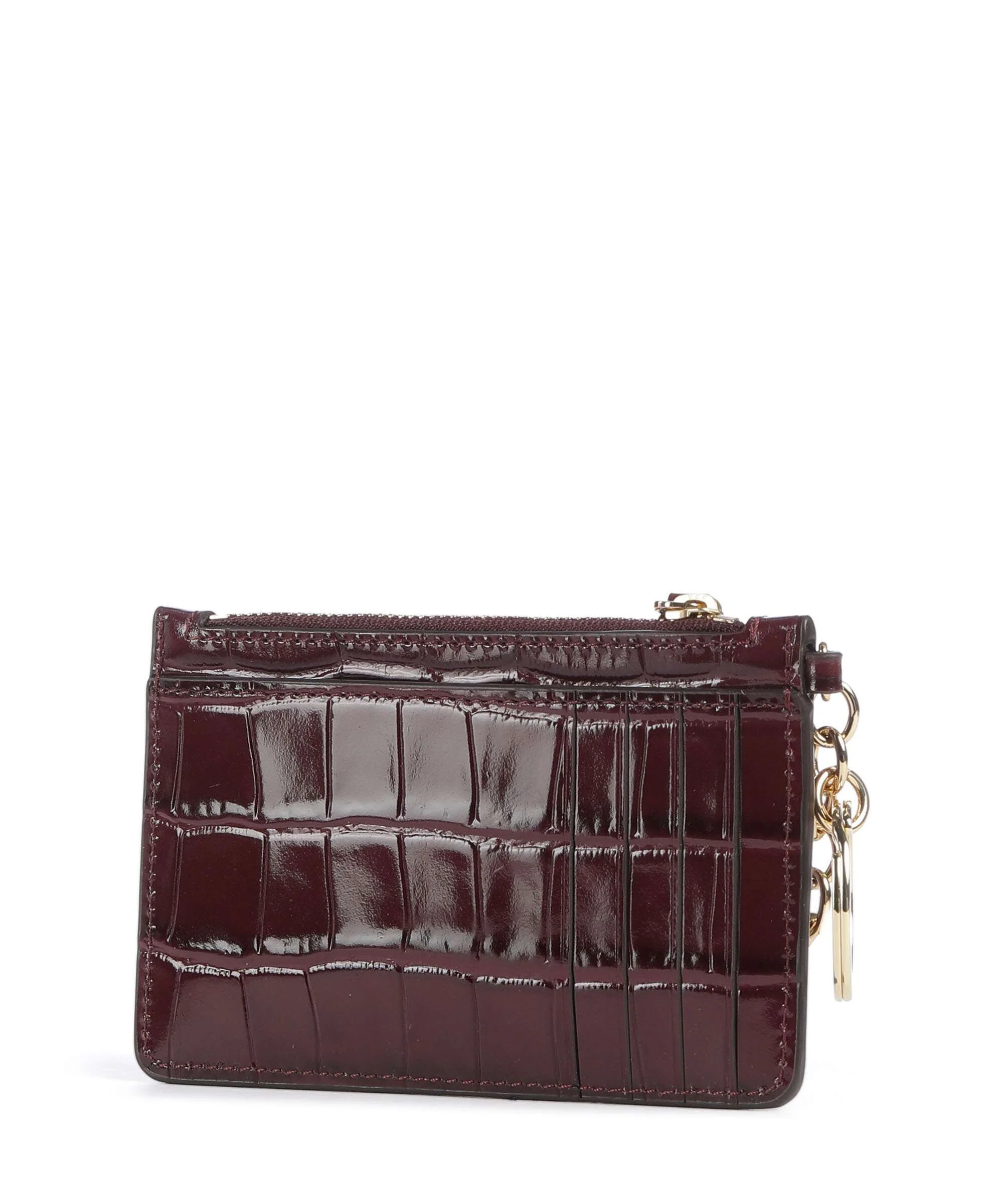 Lauren Ralph Lauren Small Etui na karty kredytowe dark garnet - Image 3