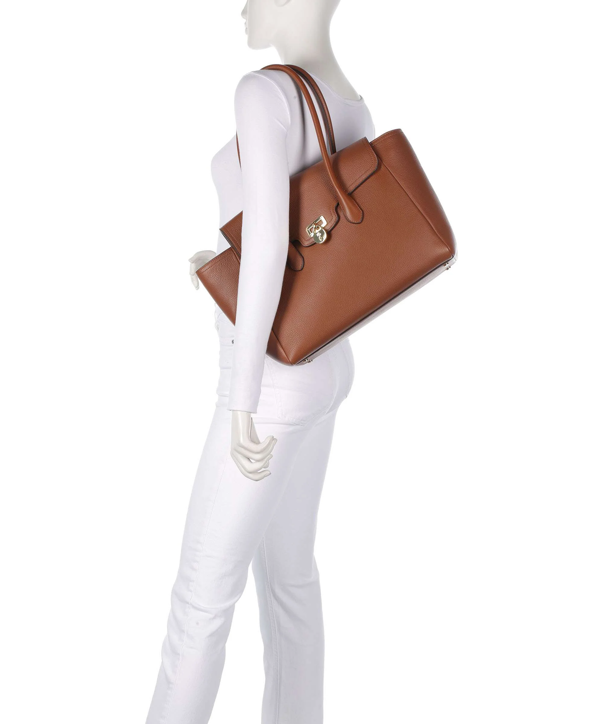 Lauren Ralph Lauren Tanner Large Torba na zakupy lauren tan - Image 3