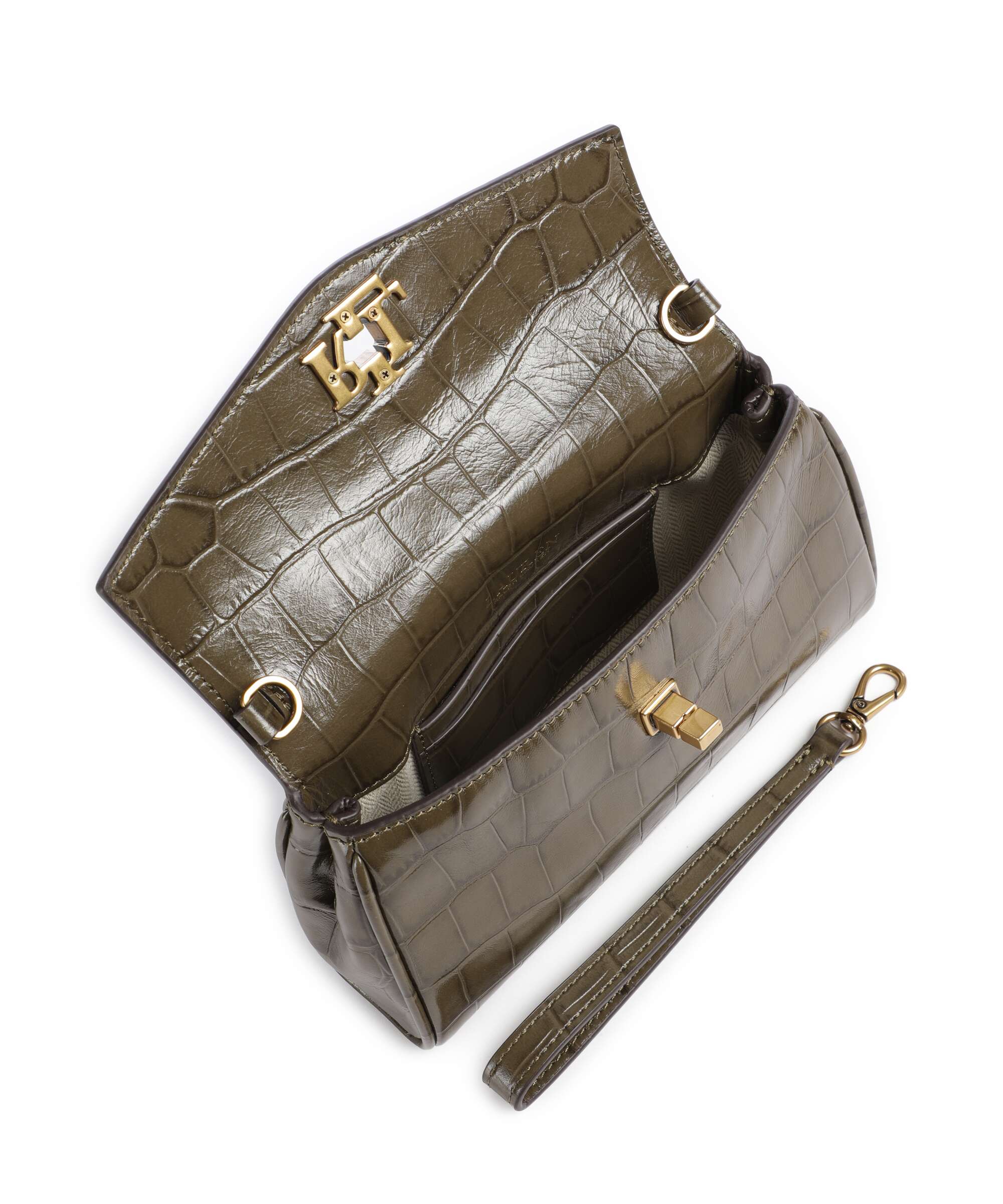 Lauren Ralph Lauren Tanner Large Torba przez ramię botanic green - Image 5