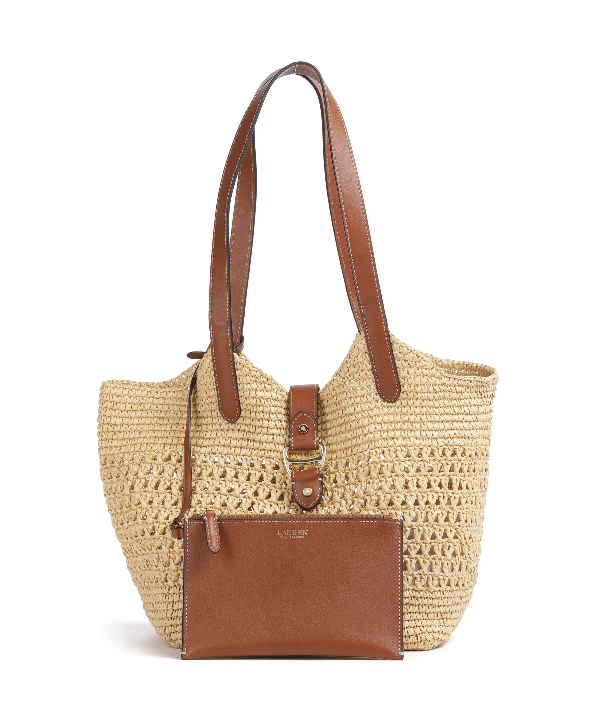 Lauren Ralph Lauren Tasha Large Torba na zakupy natural/lauren tan - Image 4