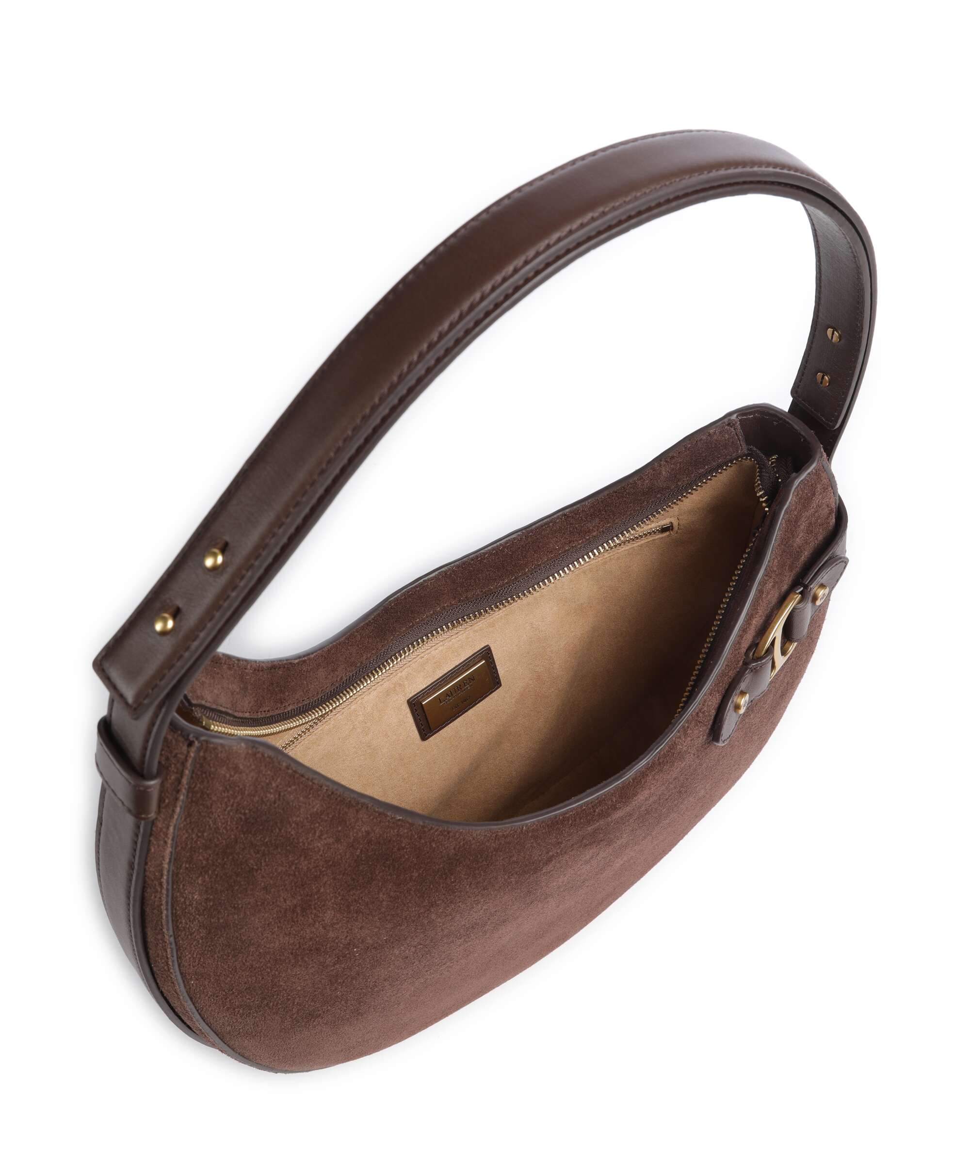 Lauren Ralph Lauren Tasha Large Torebka worek chestnut brown - Image 5