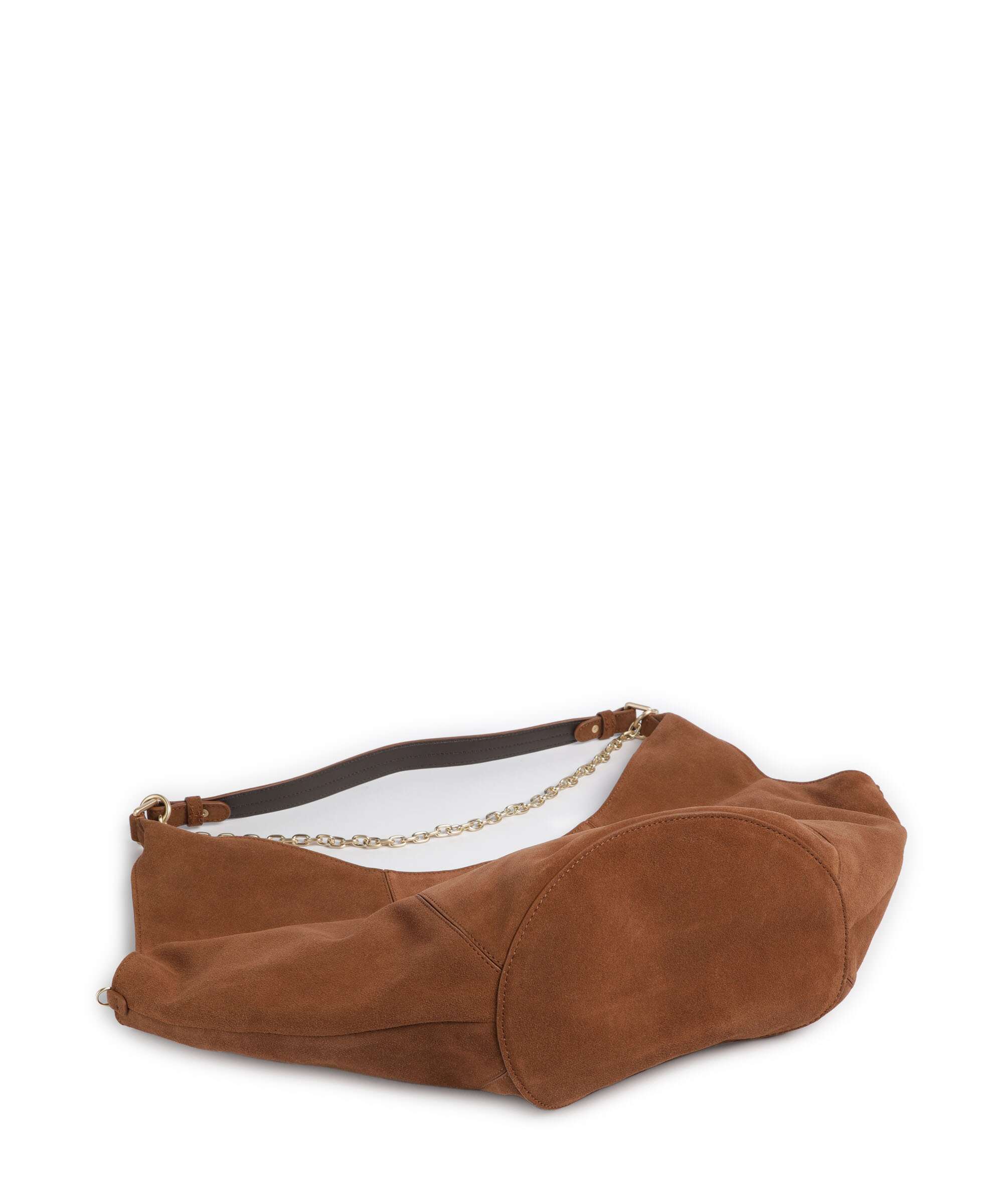 Les Visionnaires Amelie Cozy Chain Torebka worek cognac - Image 5