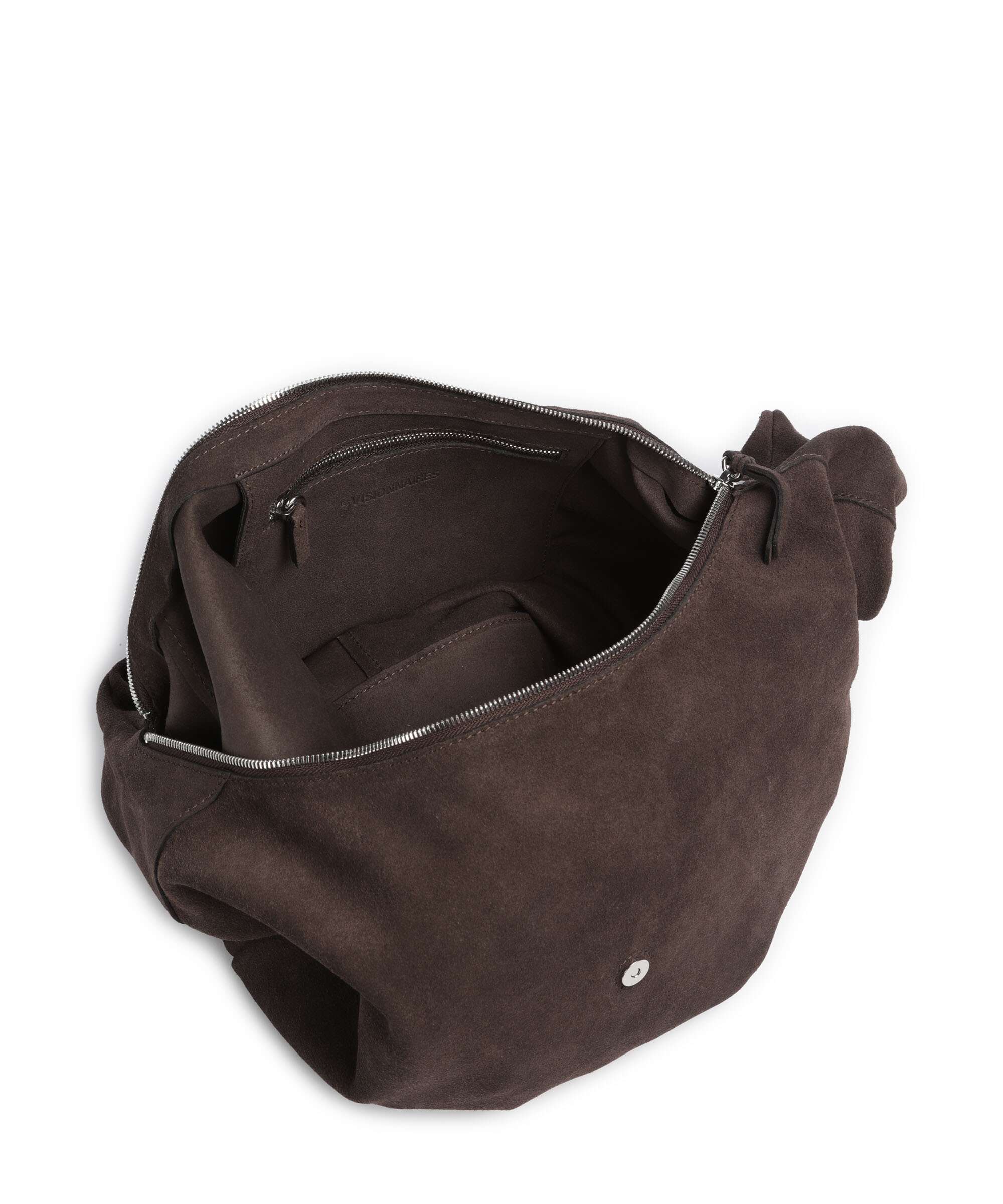 Les Visionnaires Claudine Rebel Cozy Torebka worek dark brown - Image 5