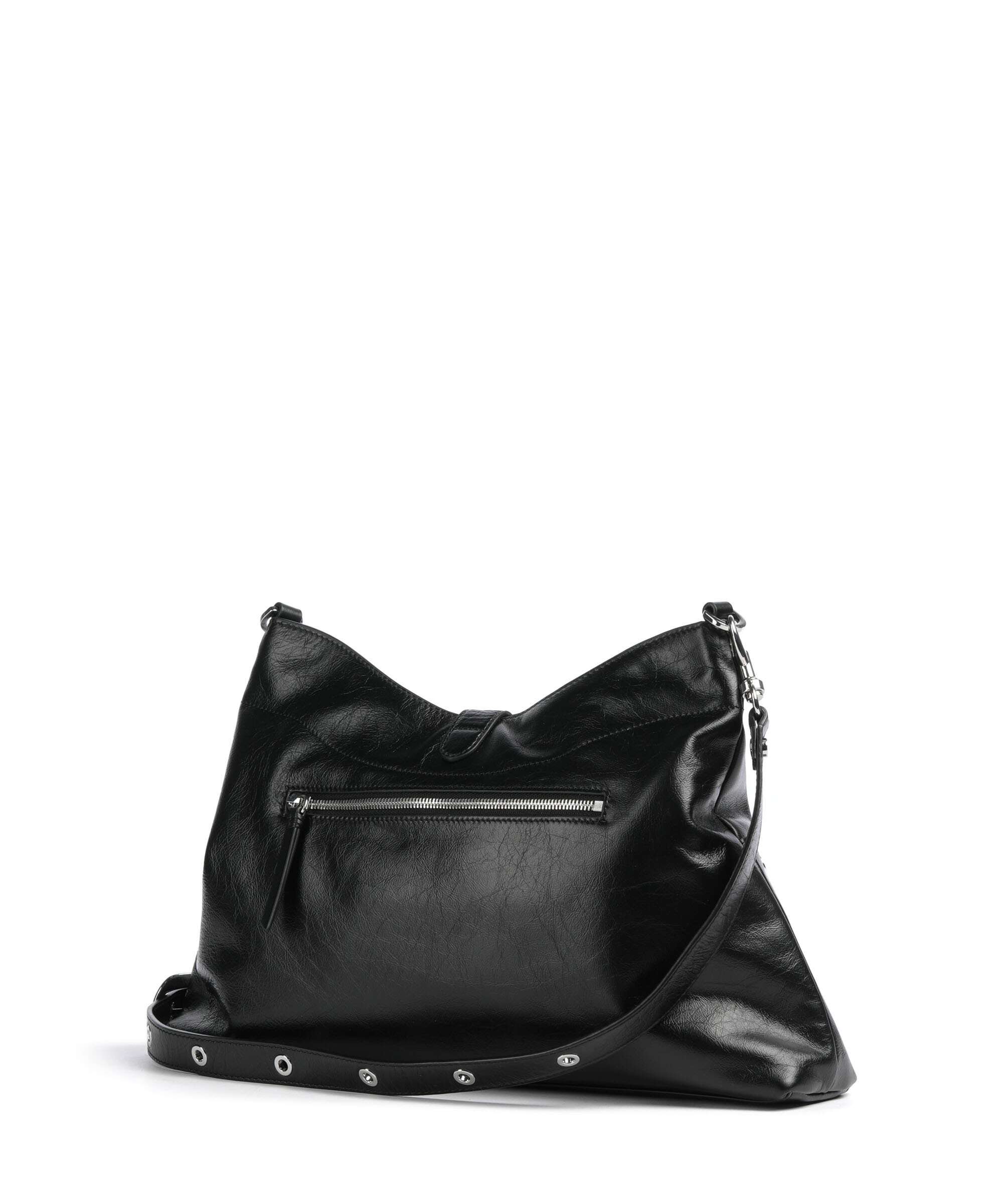 Les Visionnaires Elisa Rivet Glossy Torebka worek black - Image 2