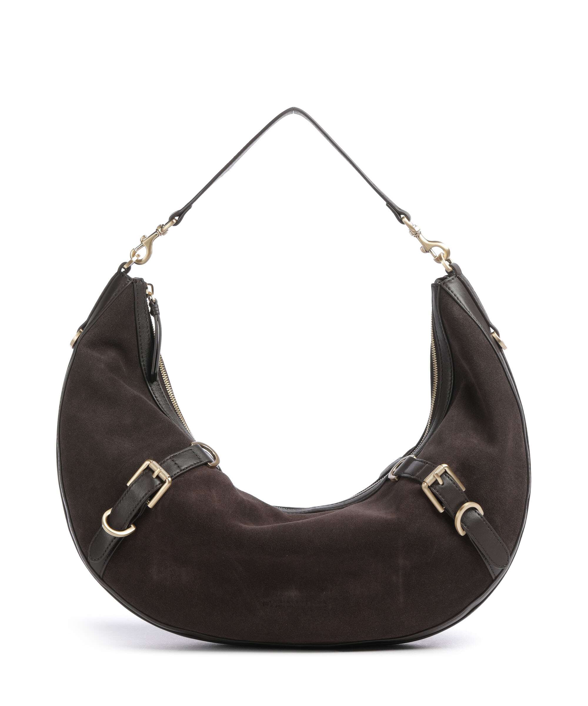 Les Visionnaires Enya Cozy Torebka worek chocolate brown