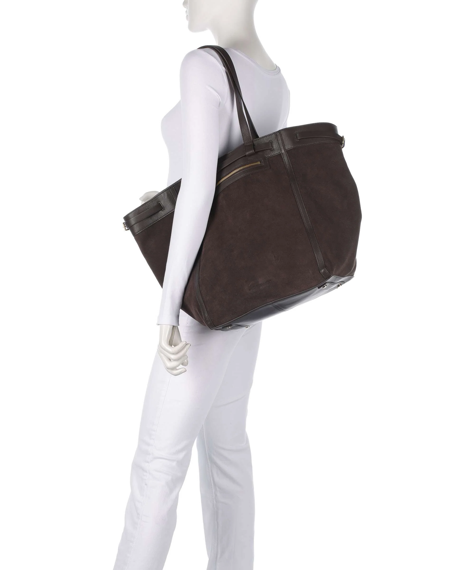 Les Visionnaires Felicia Cozy Torba na zakupy chocolate brown - Image 3