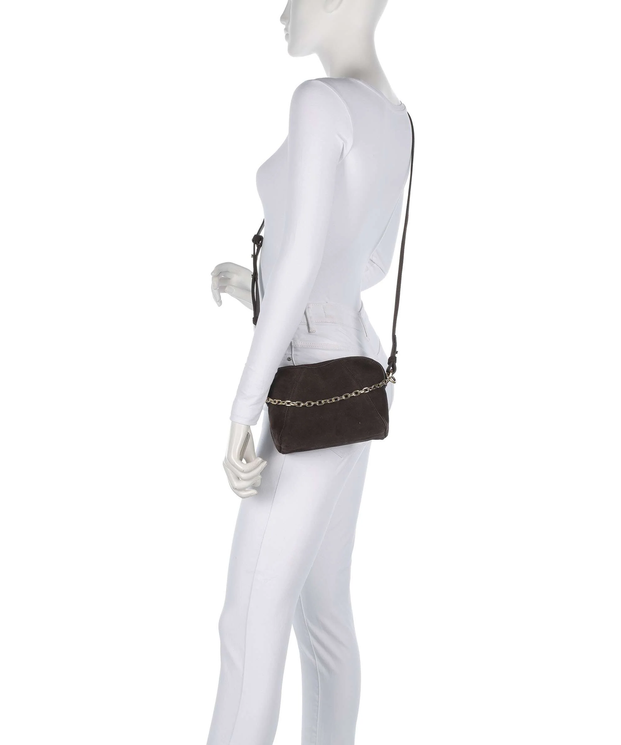 Les Visionnaires Lynn Cozy Chain Torba przez ramię dark brown - Image 3