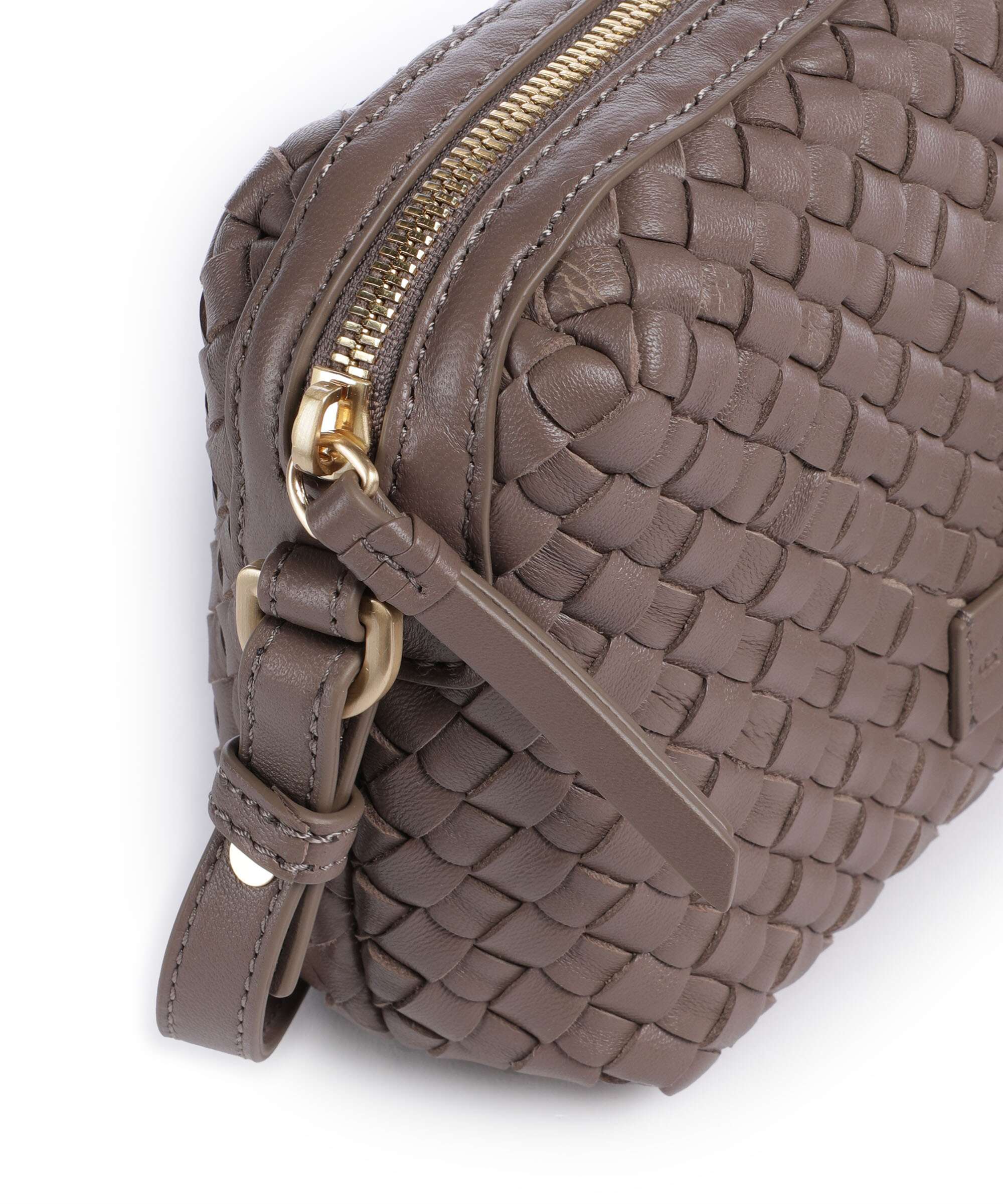 Les Visionnaires Lynn Weave Silky Torba przez ramię taupe brown - Image 4