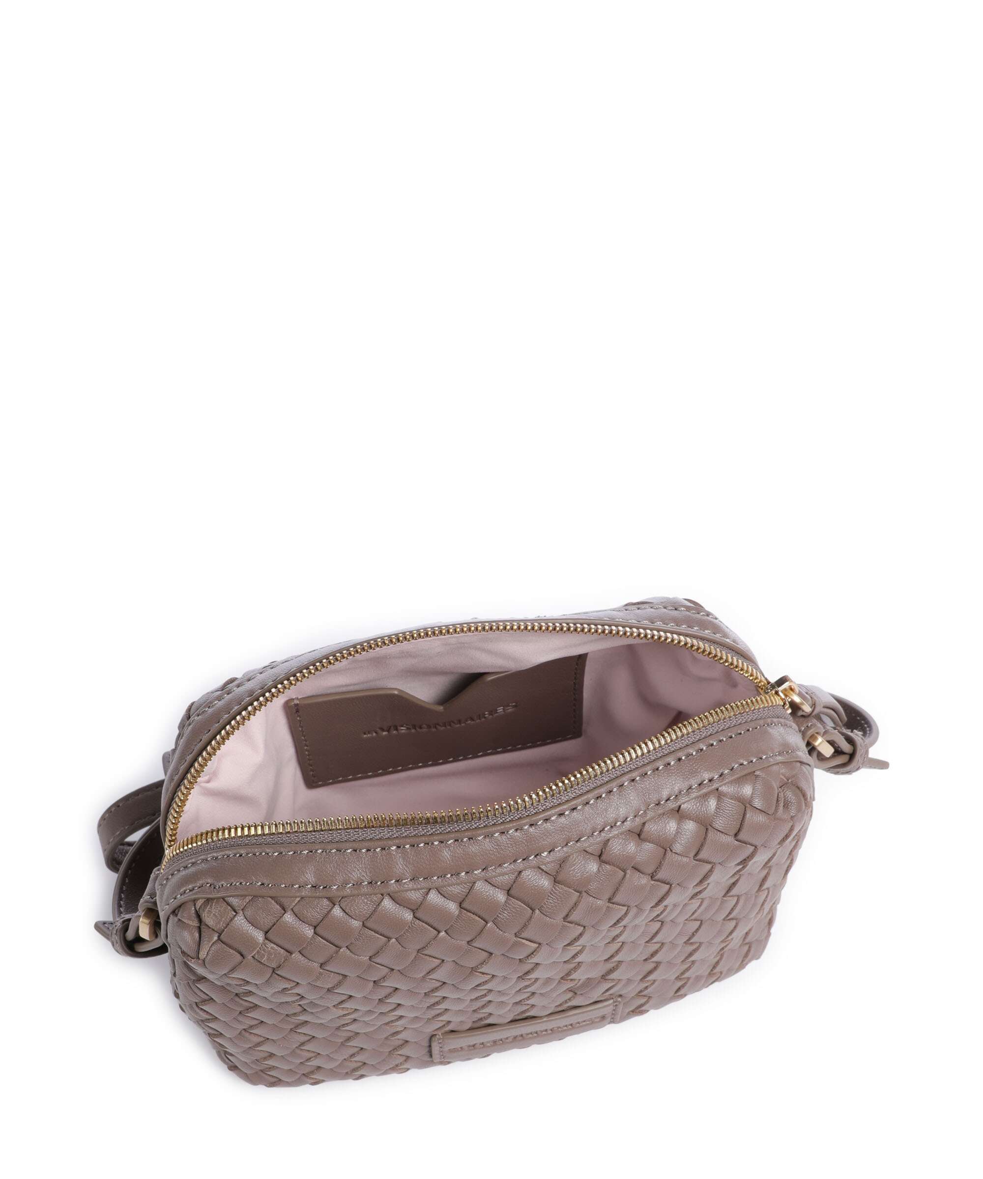 Les Visionnaires Lynn Weave Silky Torba przez ramię taupe brown - Image 6