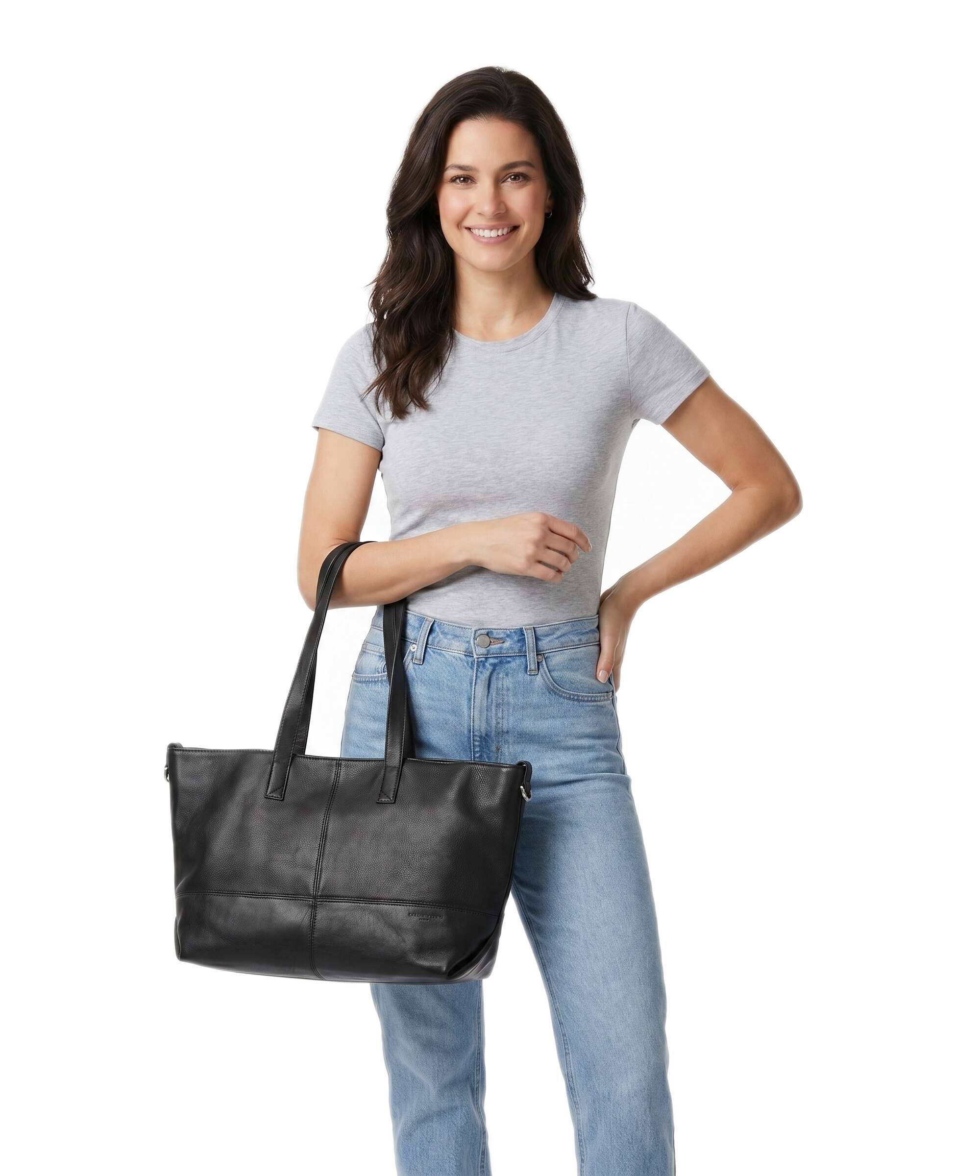 Liebeskind Ariel Vintage Goat M Torba na zakupy black - Image 3