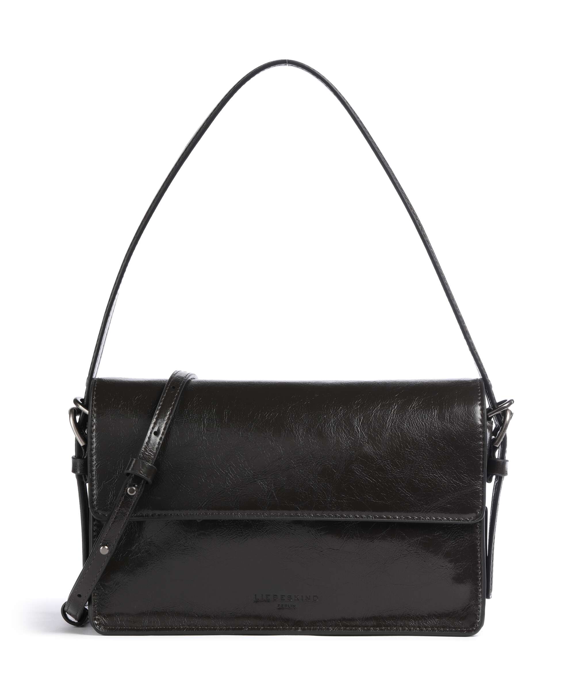 Liebeskind Audrey Recycled Lack Distressed S Torba na ramię deep soil