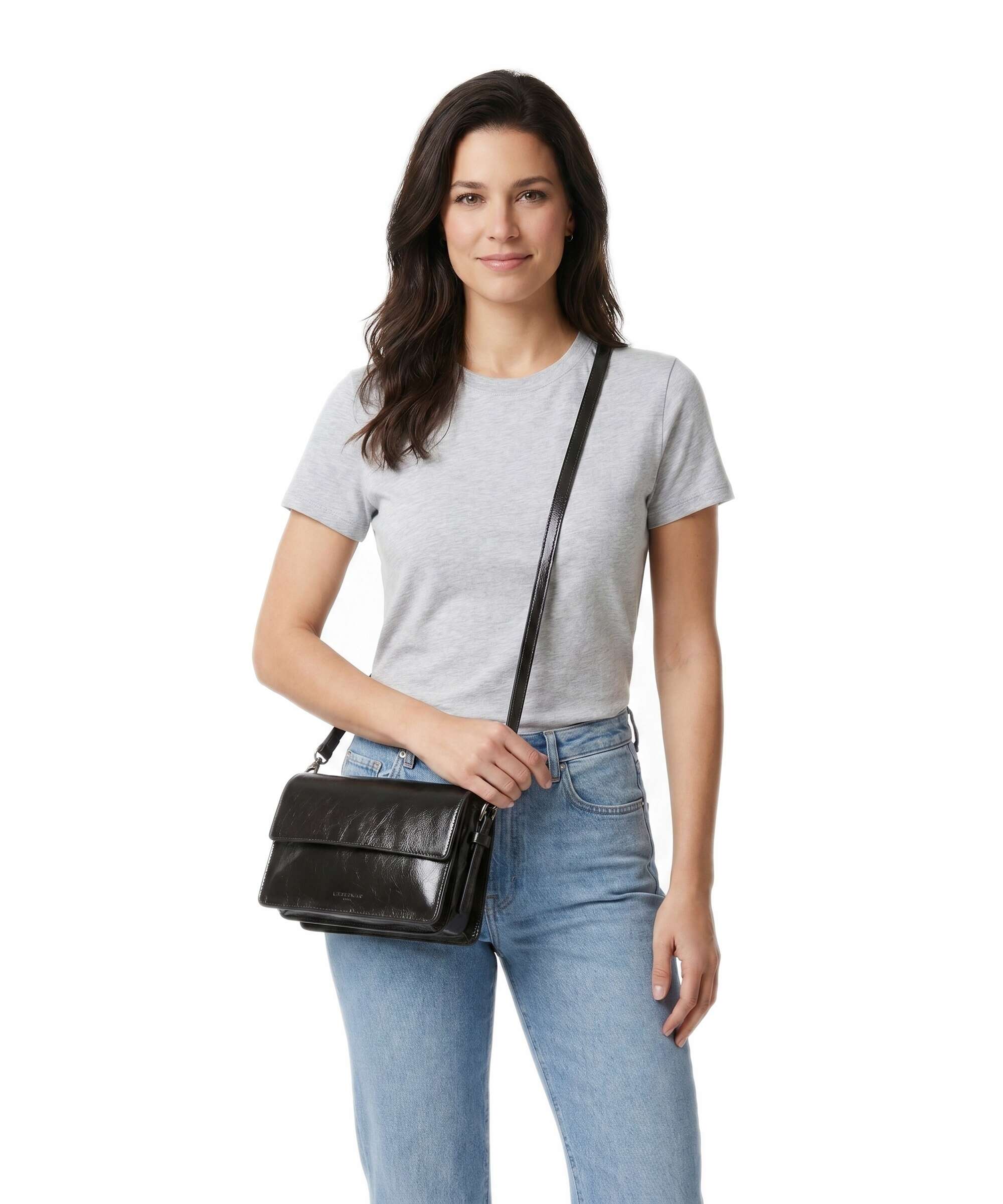 Liebeskind Audrey Recycled Lack Distressed S Torba na ramię deep soil - Image 4