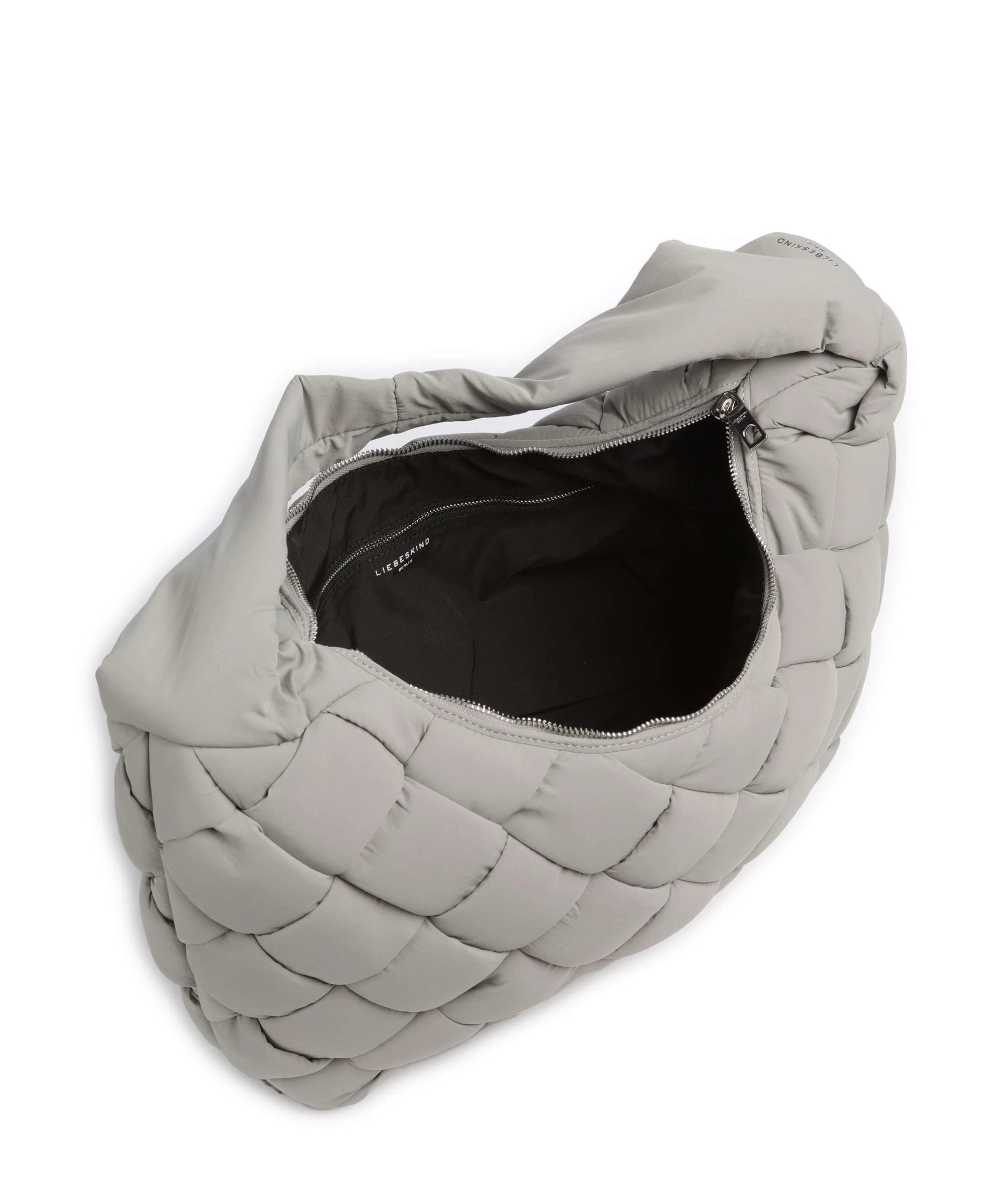 Liebeskind Bo Weaved Nylon L Torebka worek neutral grey - Image 6