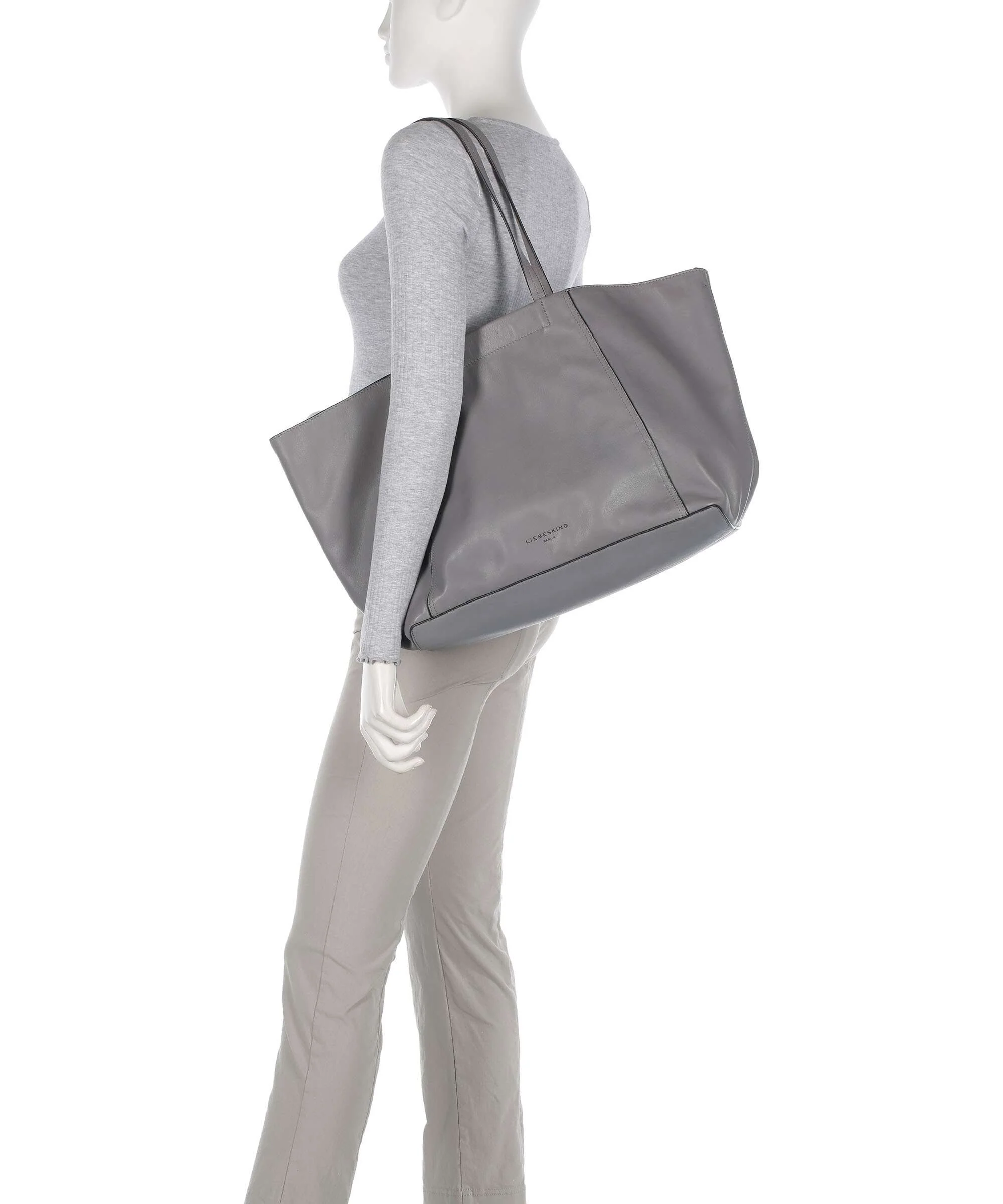 Liebeskind Chudy Sheep Natural L Torba na zakupy grigio - Image 3