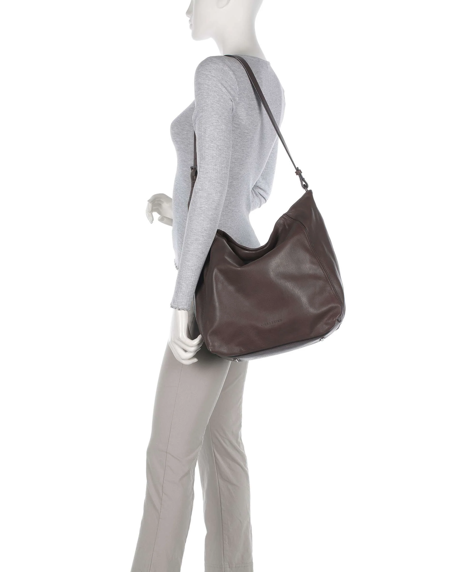 Liebeskind Chudy Sheep Natural L Torebka worek light truffel - Image 3