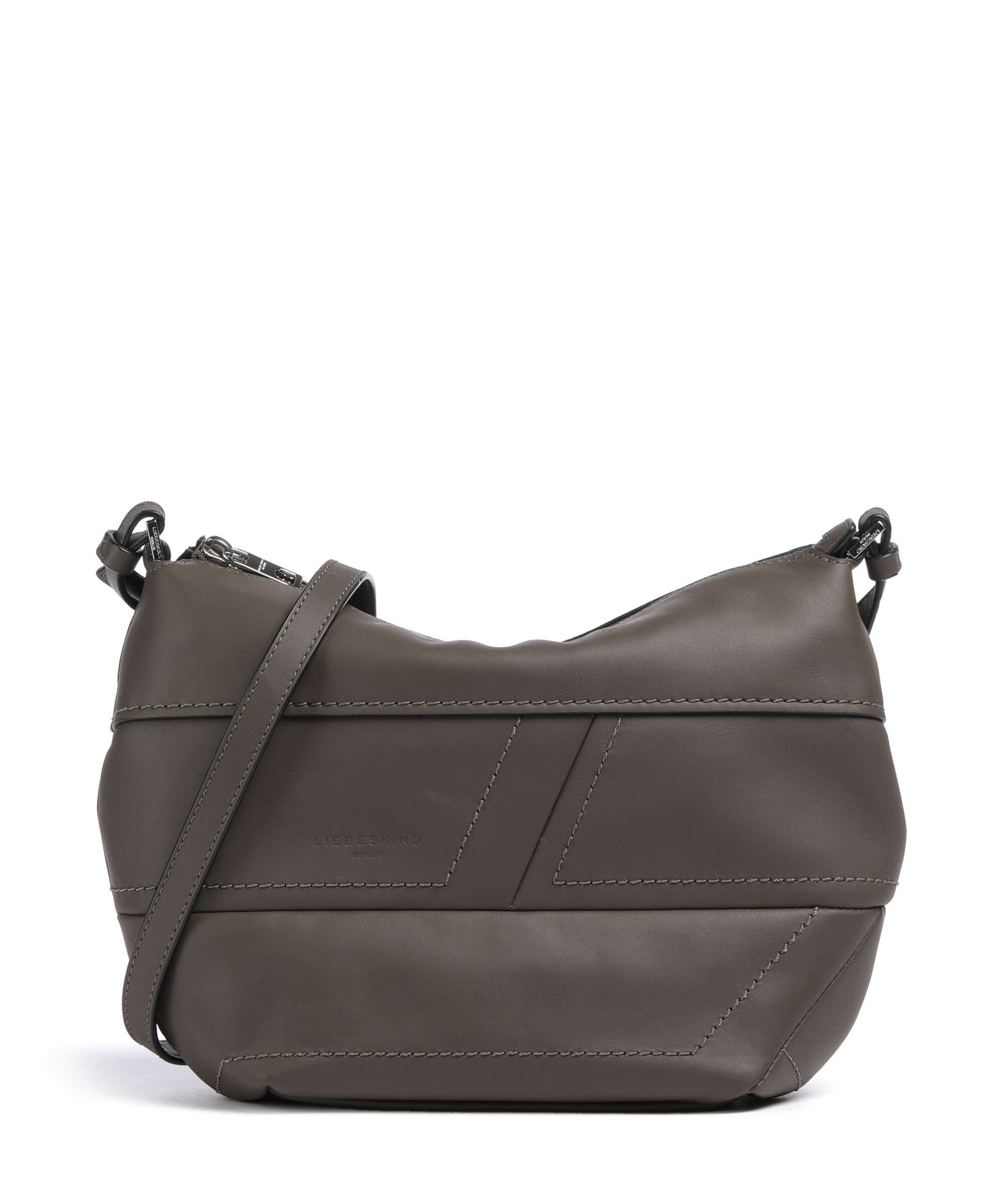 Liebeskind Edda Calf Optic S Torba przez ramię dark grigio