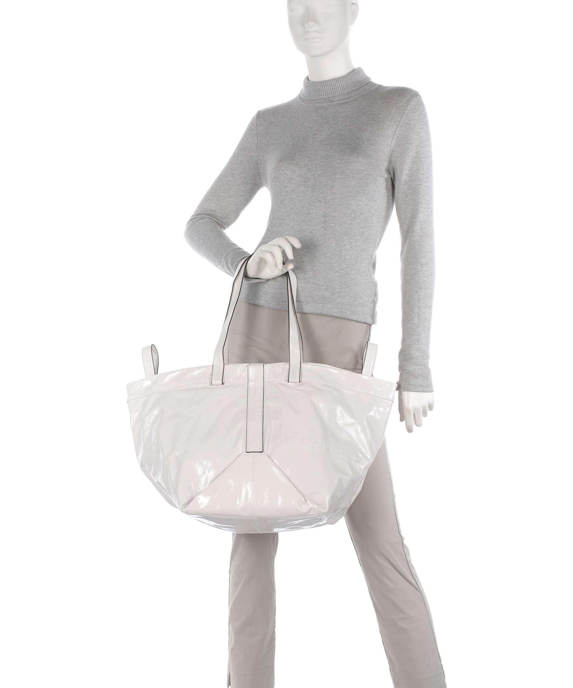 Liebeskind Elvira Paper Touch Crinkle L Torba na zakupy arctic - Image 3