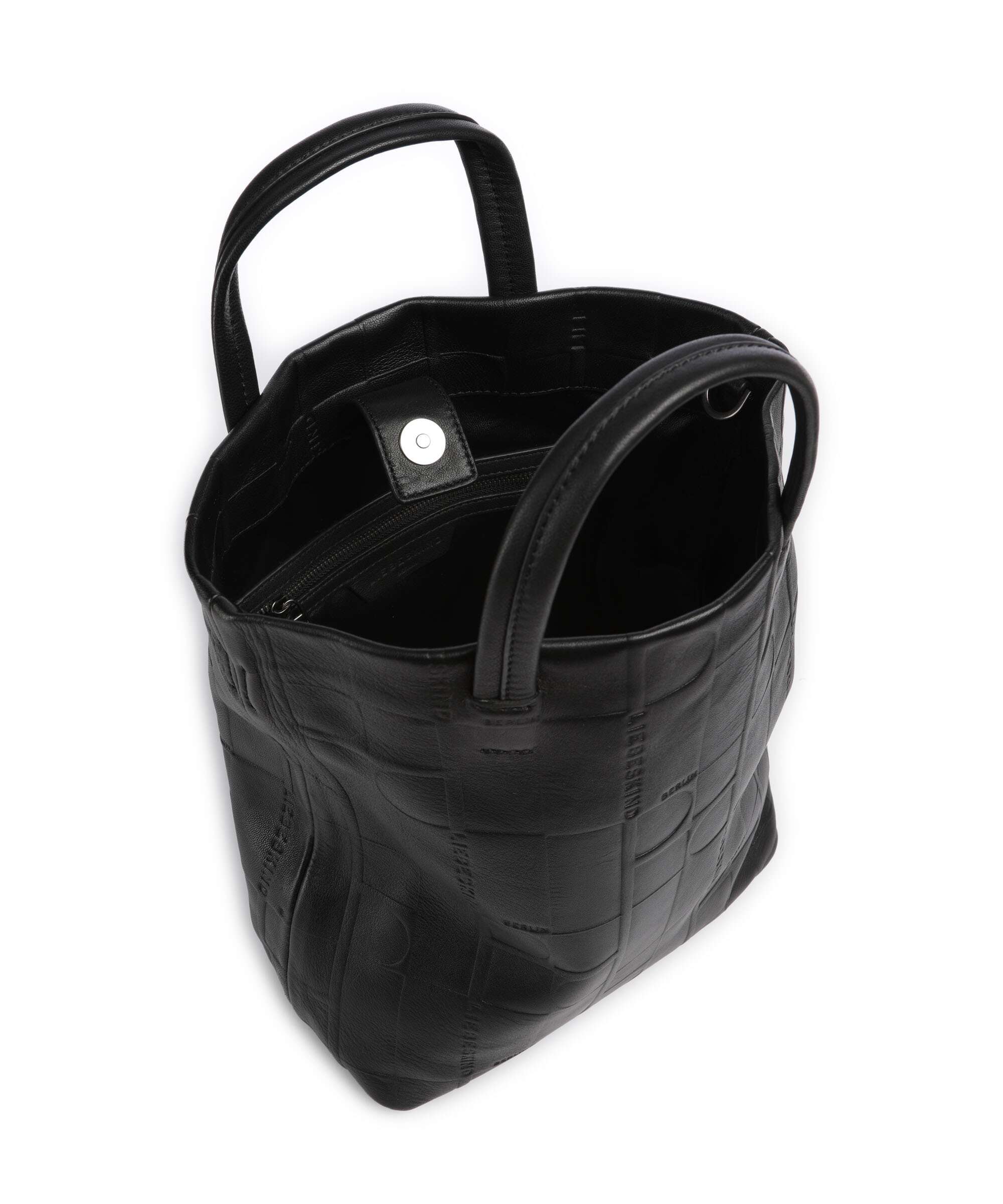 Liebeskind Hera Monogram Sheep Natural M Torebka black - Image 6