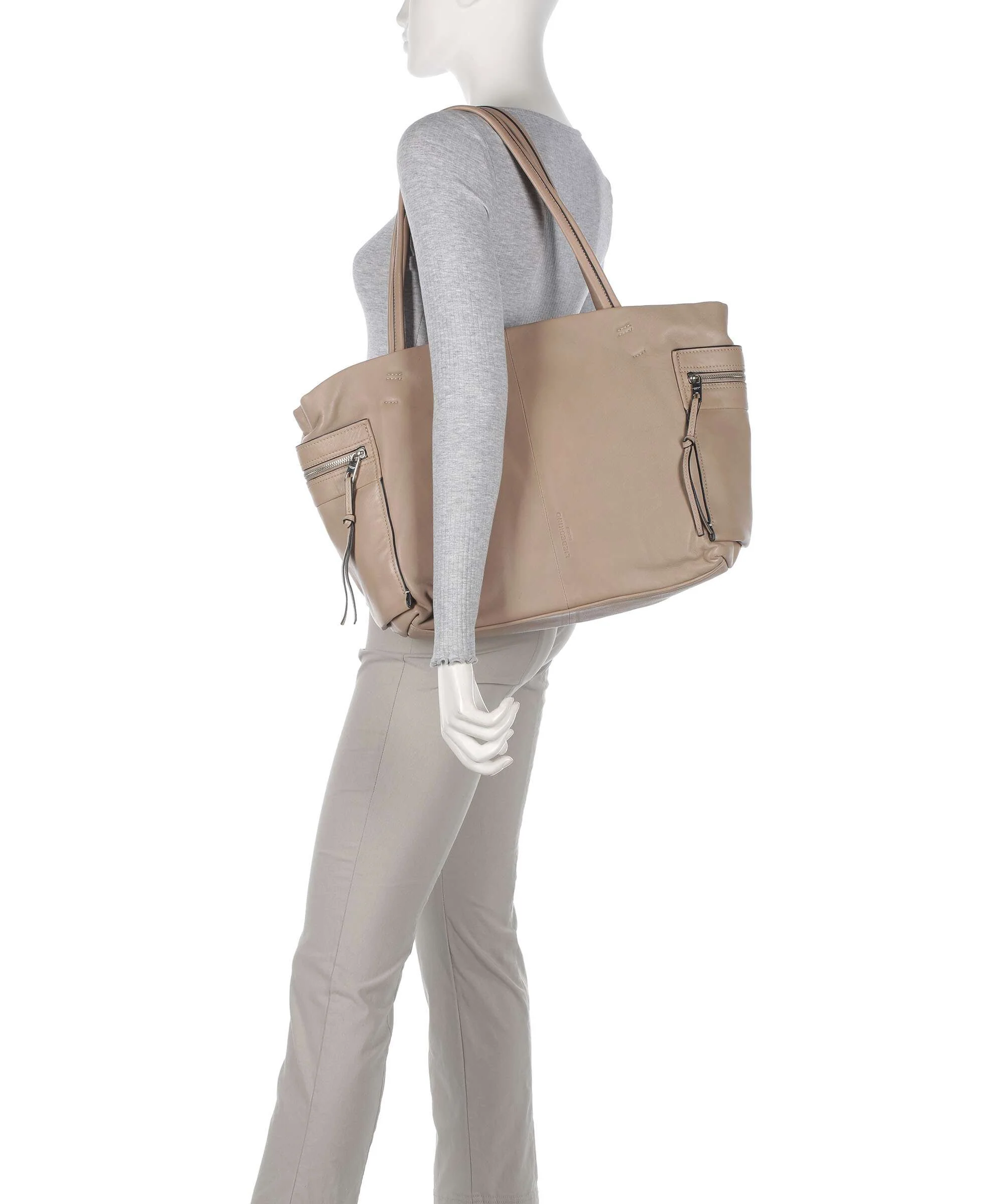Liebeskind Hera Sheep Natural L Torba na zakupy stone - Image 3