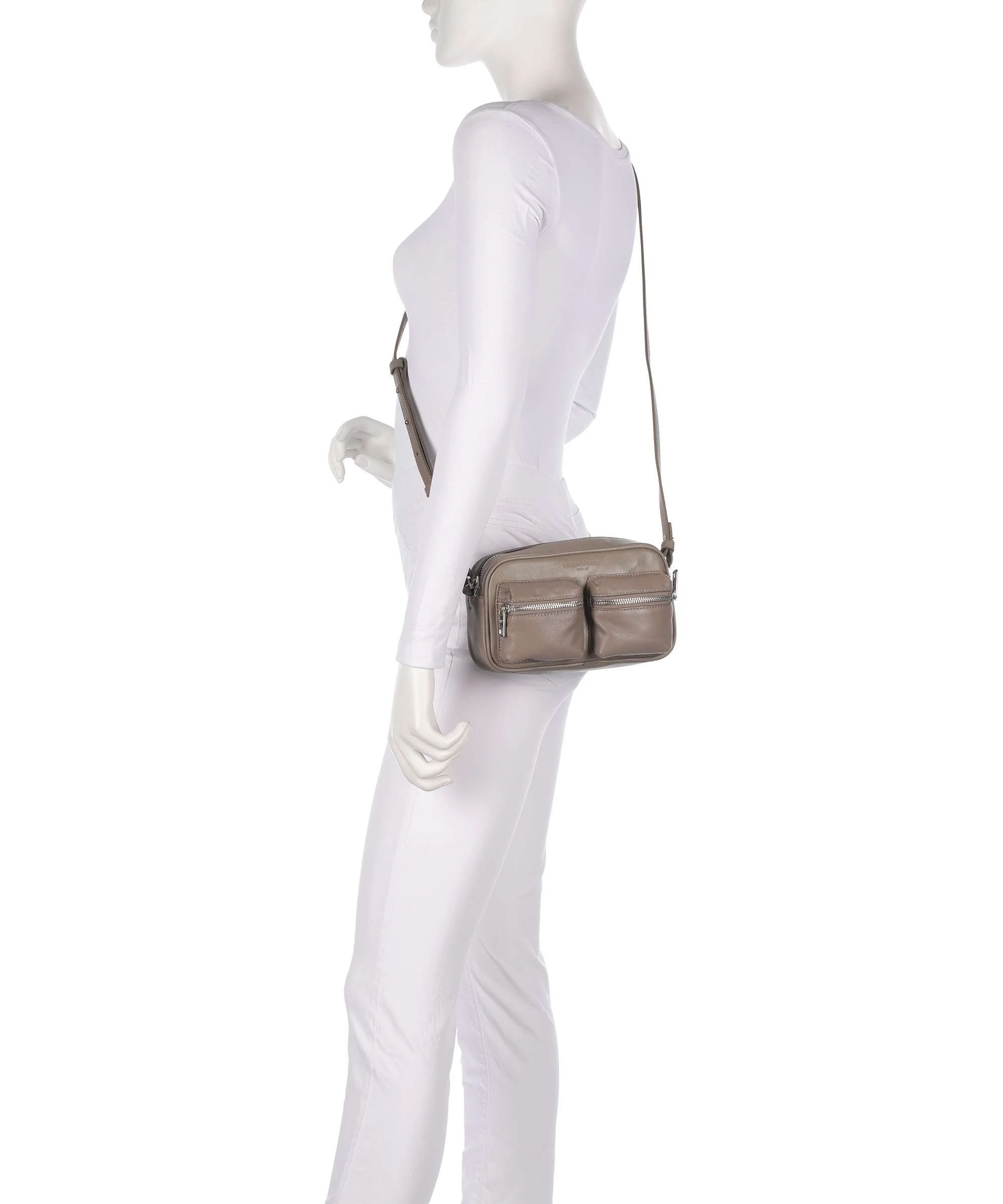 Liebeskind Jil Goat Leather S Torba przez ramię neutral grey - Image 3