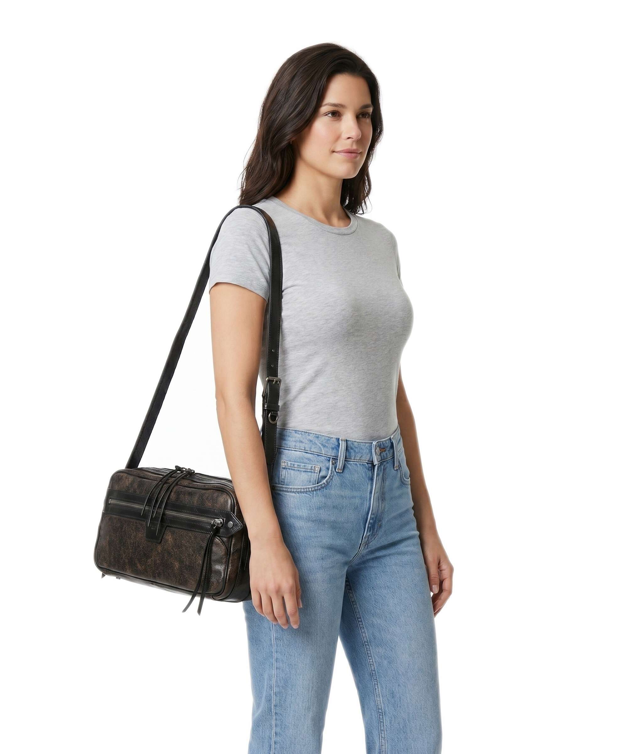 Liebeskind Juno Vintage PU M Torba na ramię deep soil - Image 3