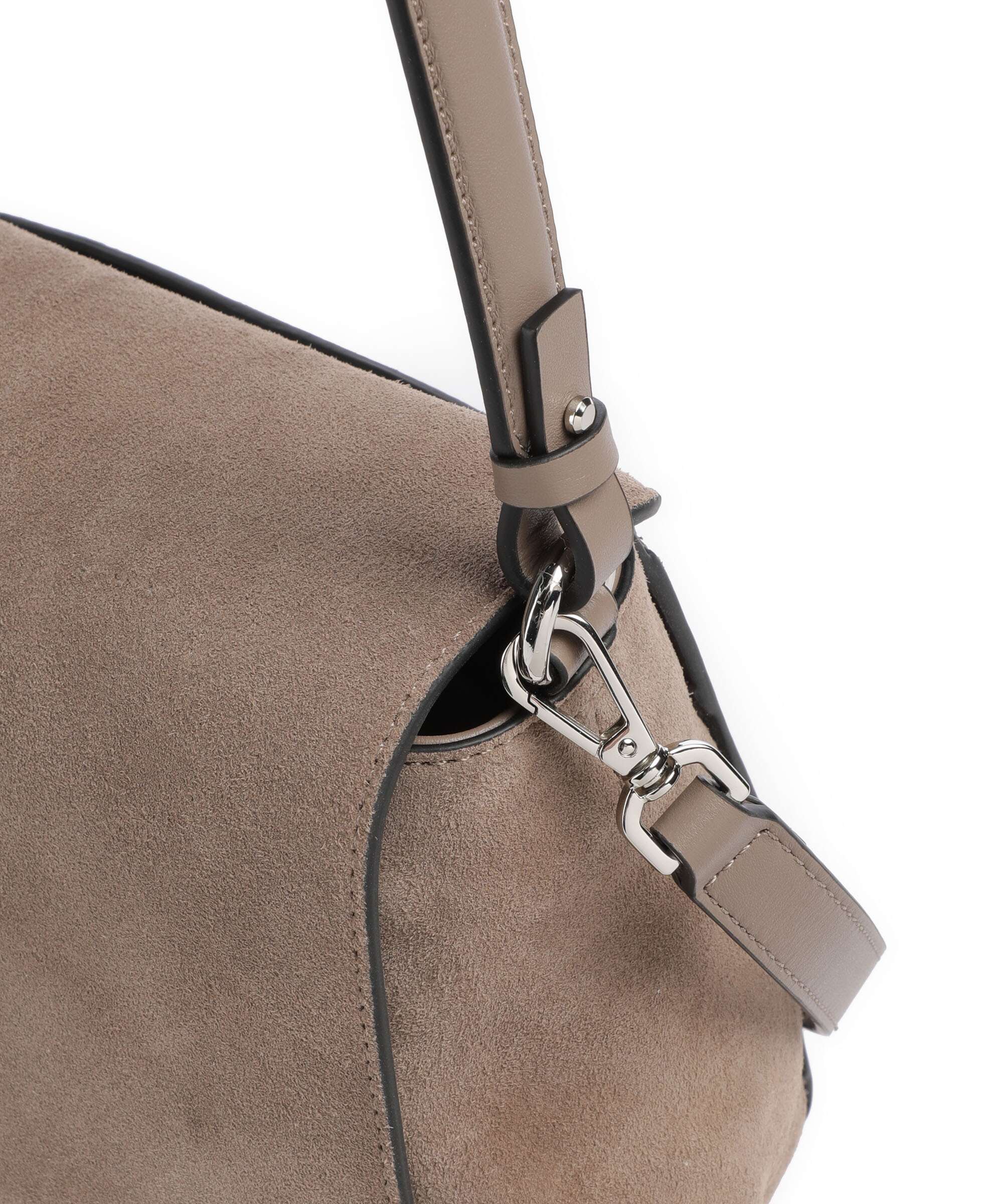 Liebeskind Lilly Suede M Torba na ramię neutral gray - Image 5