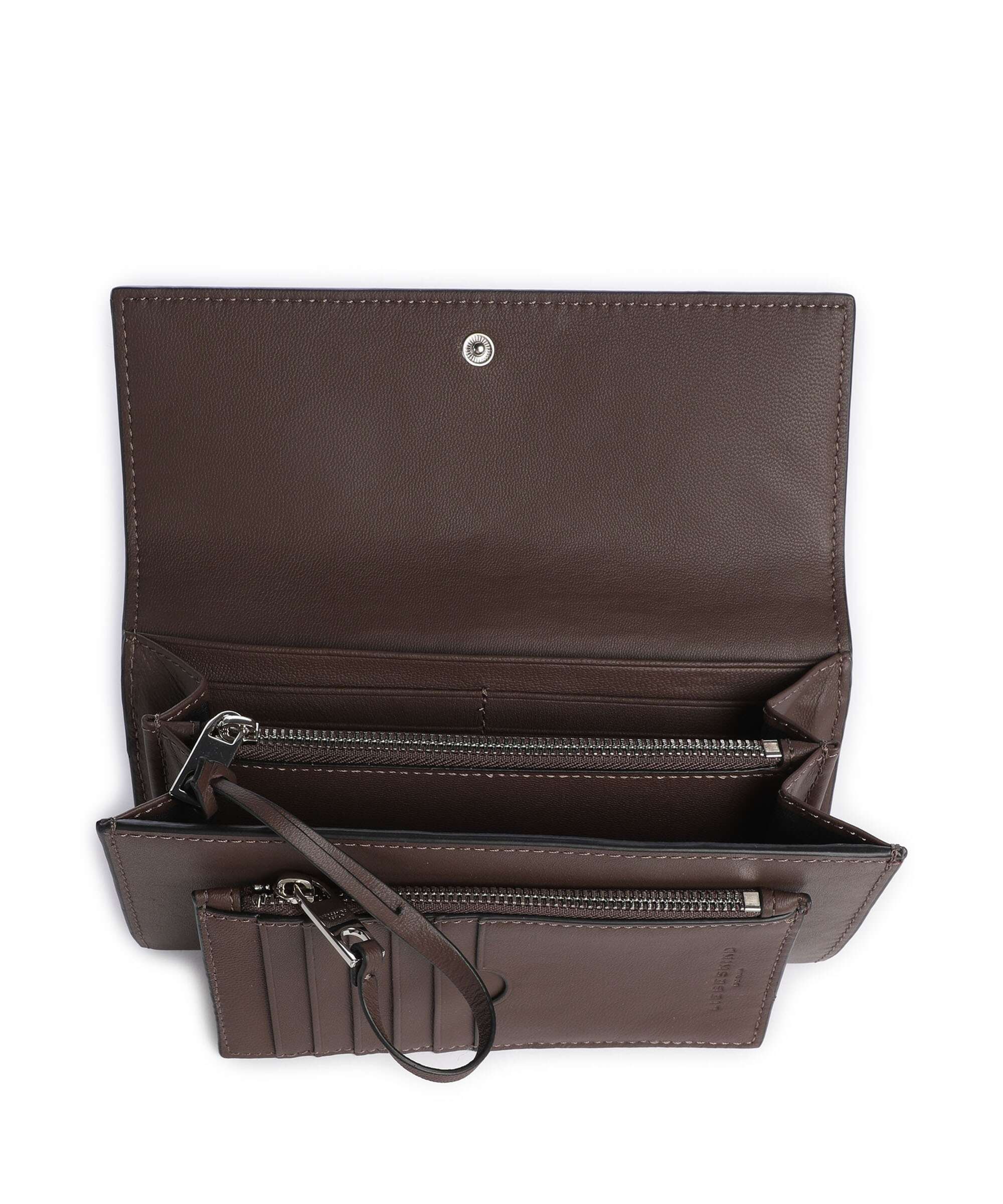 Liebeskind Lora Valentina Calf Optic Portfel light truffel - Image 2