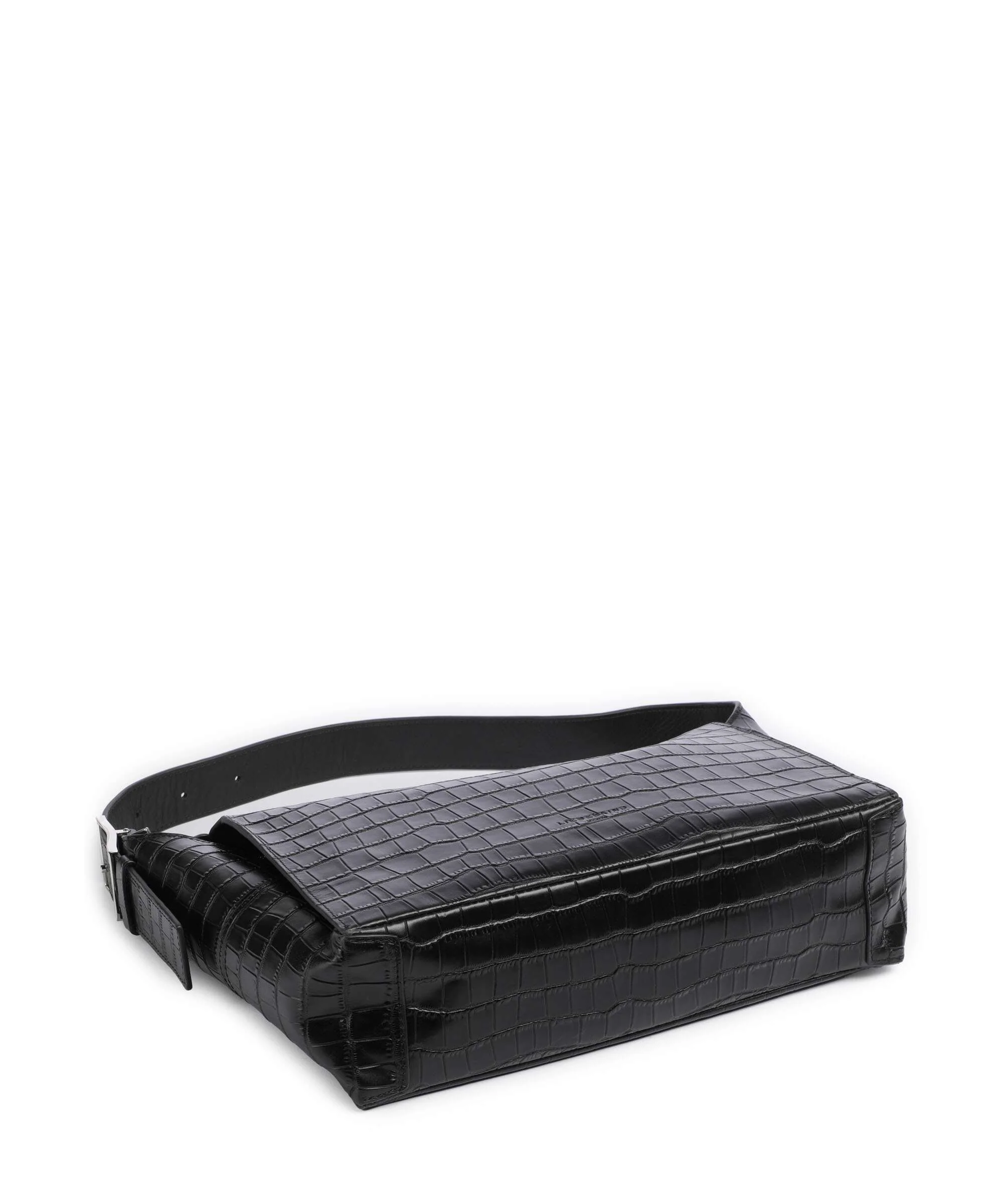 Liebeskind Lou 2 New Croco M Torebka worek black - Image 5