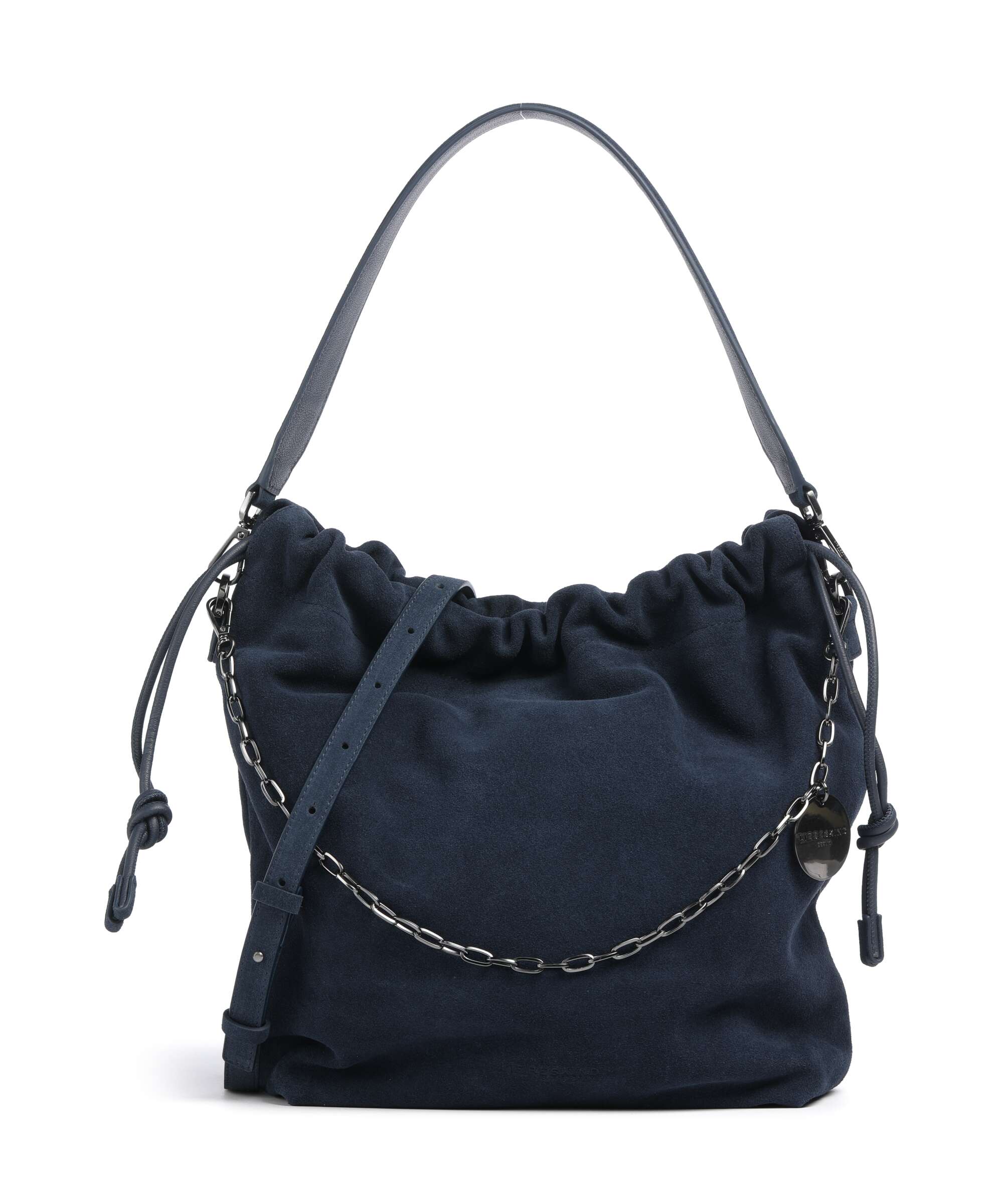 Liebeskind Lya II Hydro Suede M Torebka worek peacoat