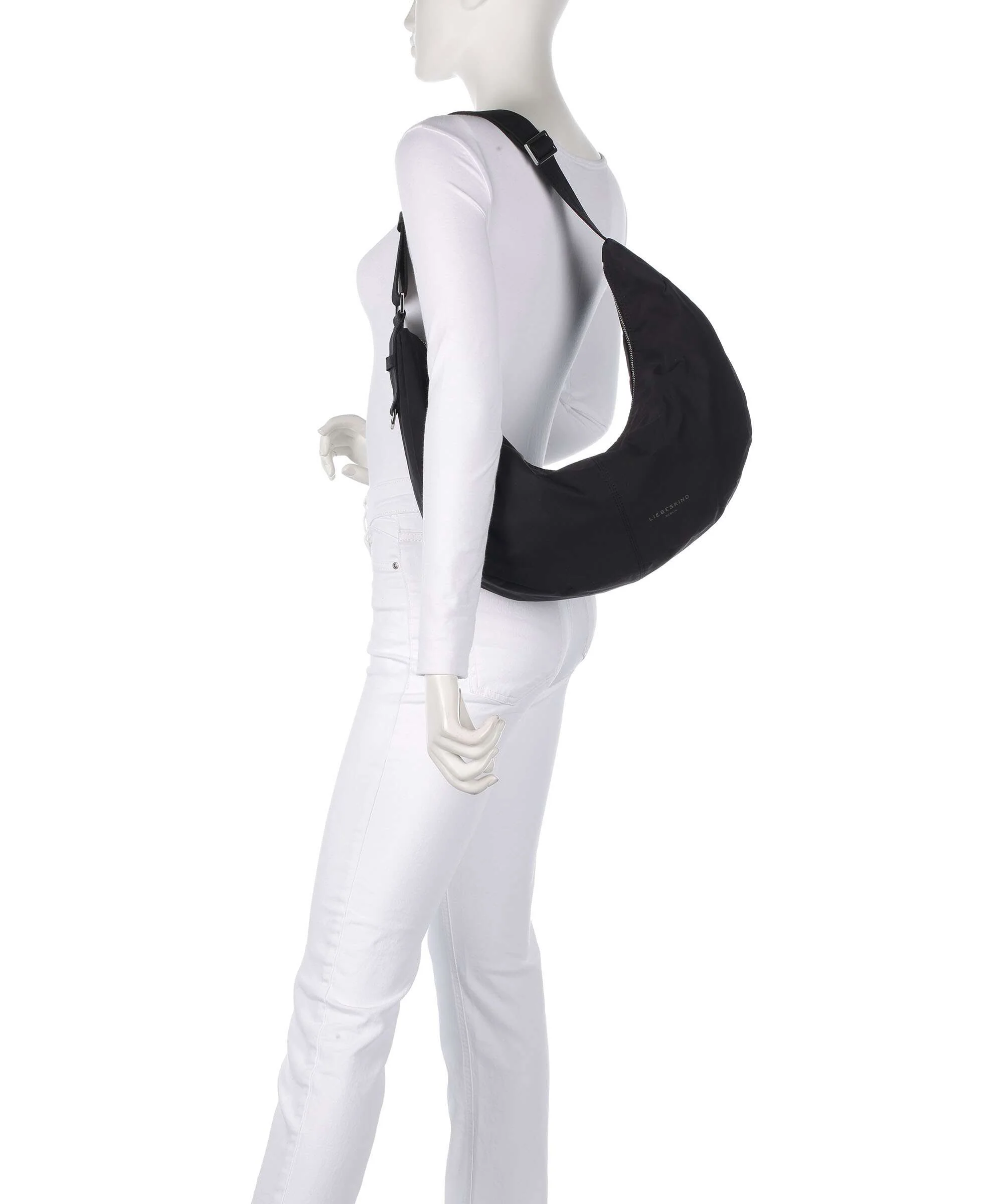 Liebeskind Moon Nylon M Torebka worek black - Image 3