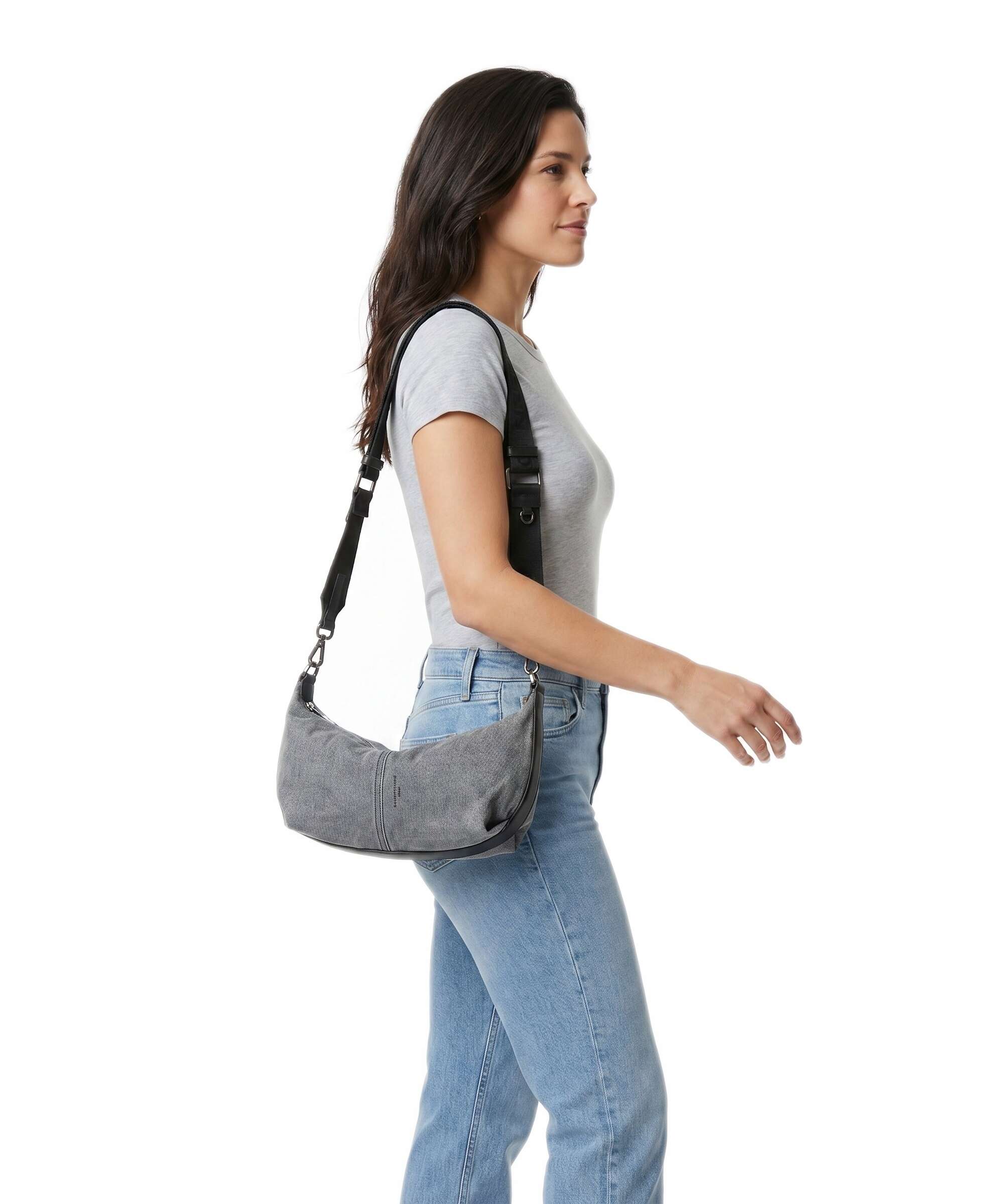 Liebeskind Paris Denim S Torebka worek blue denim - Image 3