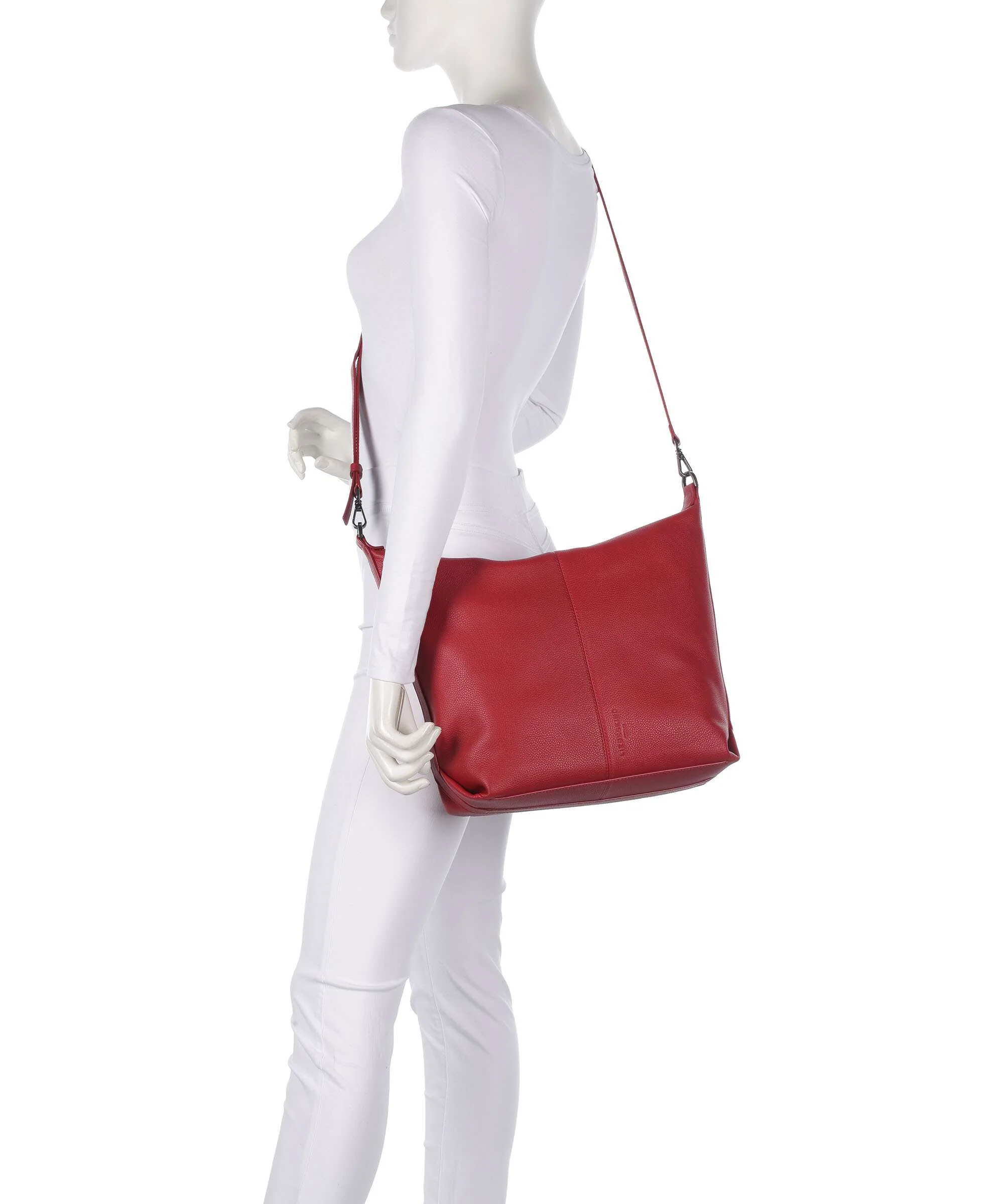 Liebeskind Paris Small Pebble M Torebka worek true red - Image 4