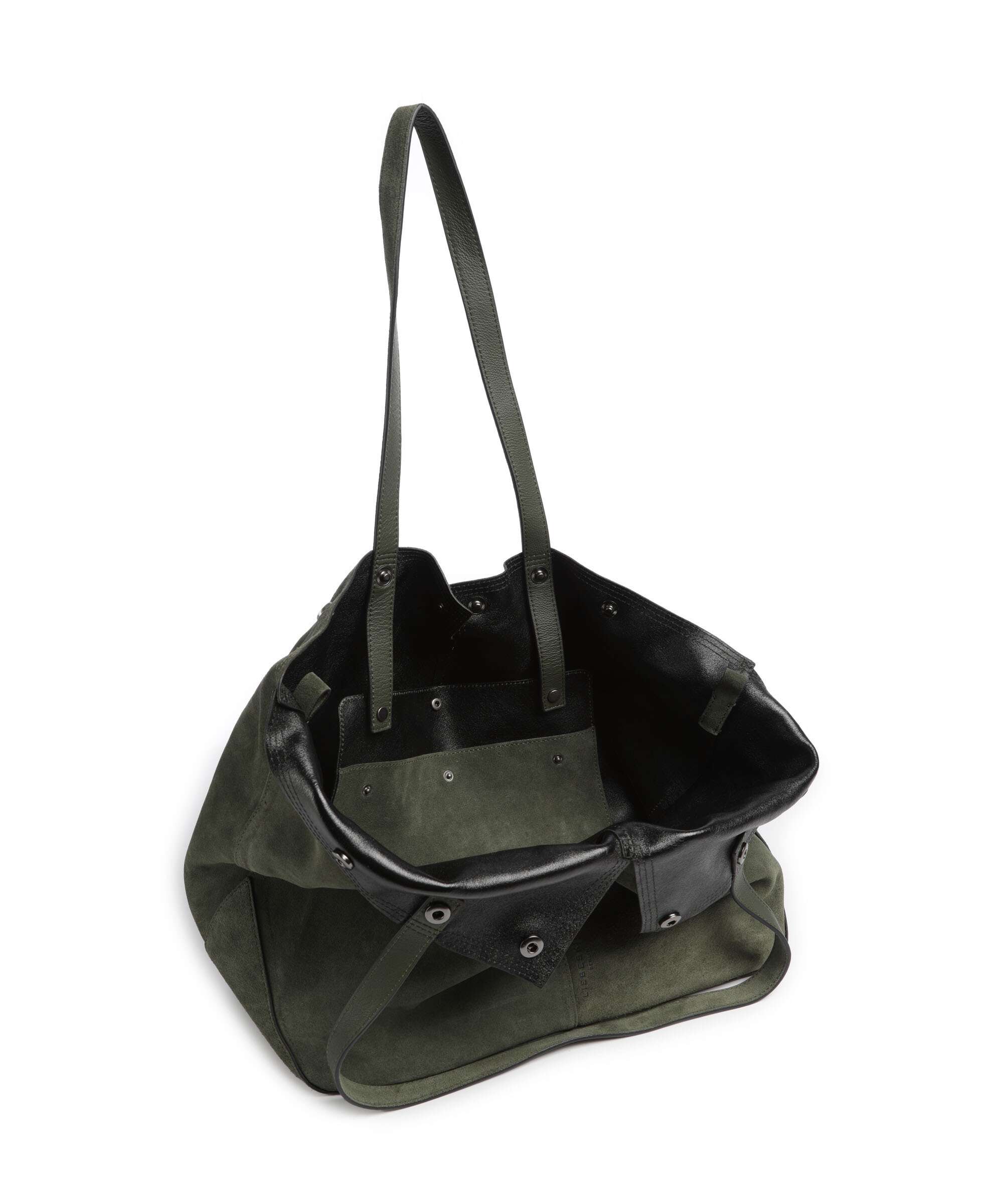 Liebeskind Rive Suede L Torba na zakupy forest - Image 5