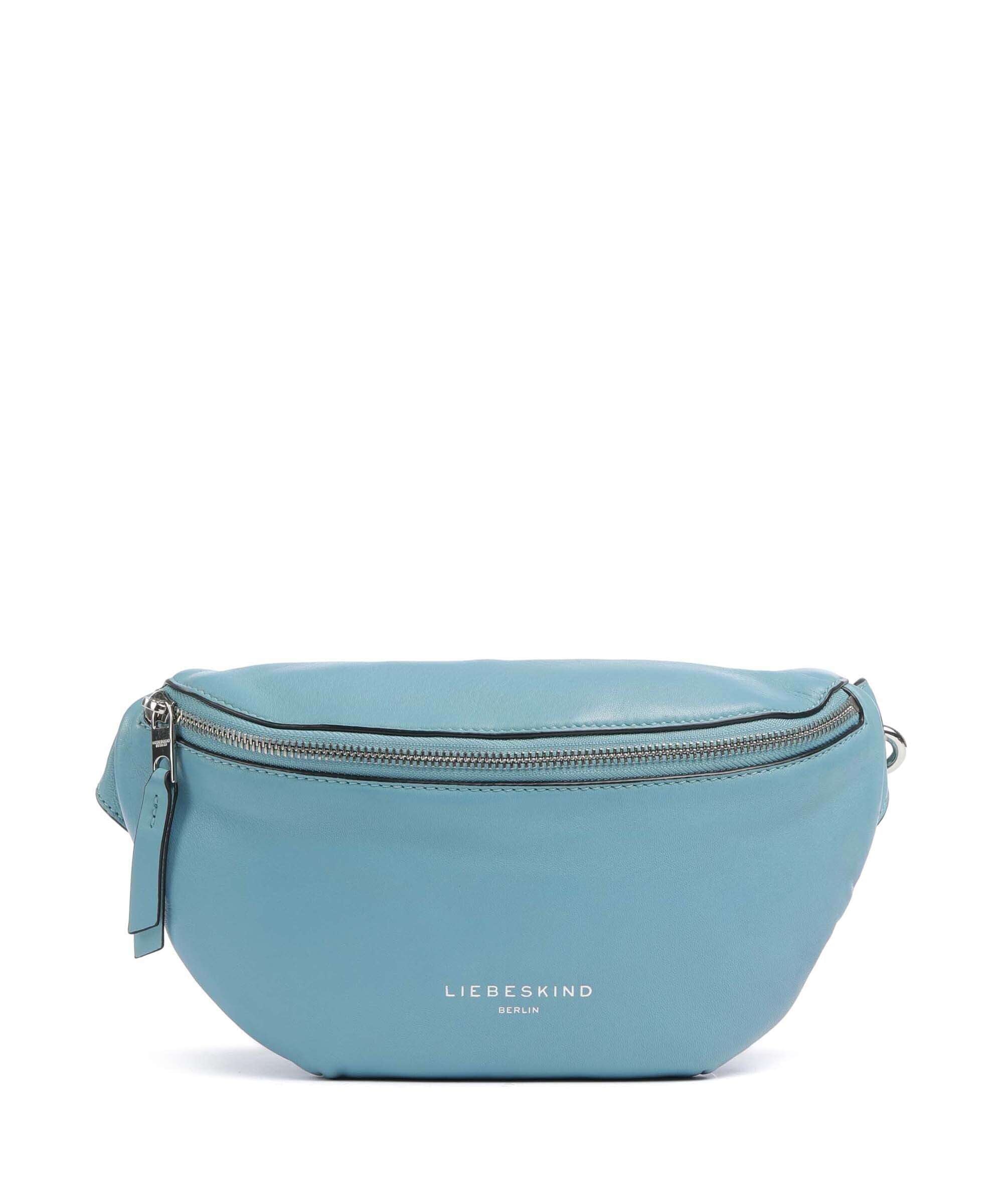 Liebeskind Tavia Sheep Natural Saszetka nerka petrol blue