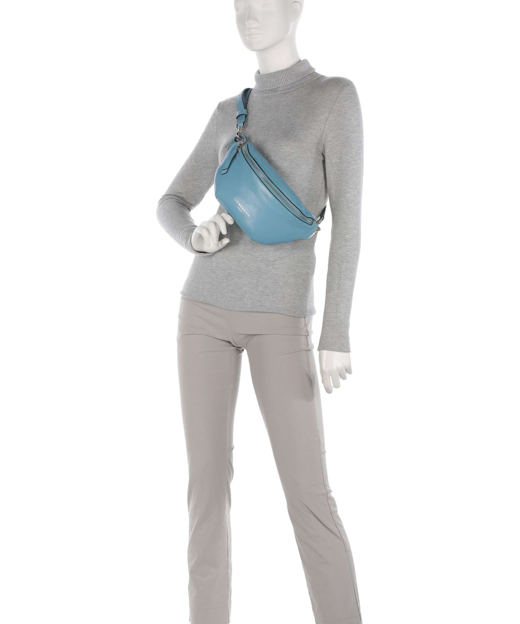 Liebeskind Tavia Sheep Natural Saszetka nerka petrol blue - Image 4