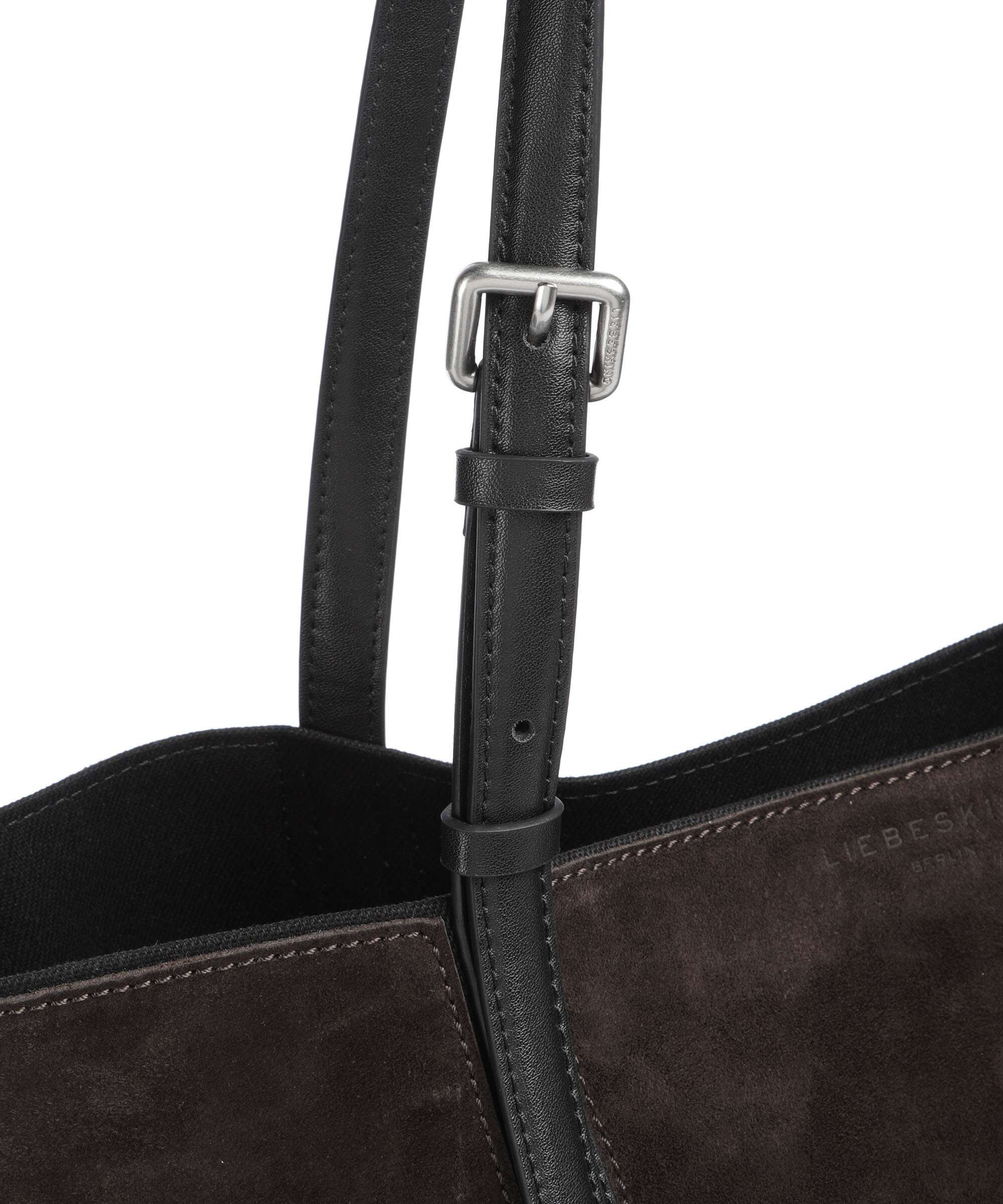 Liebeskind Una Recycled Suede M Torba na zakupy deep soil - Image 4