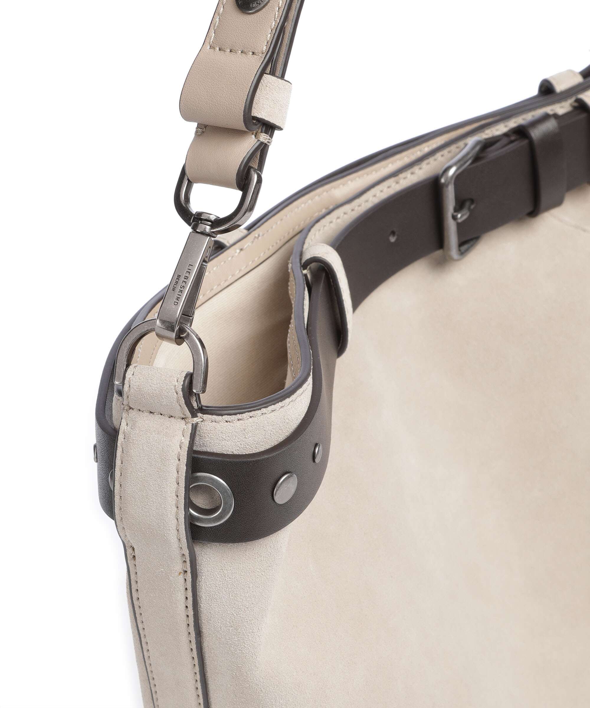 Liebeskind Zita Hydro Suede L Torebka worek beige - Image 4