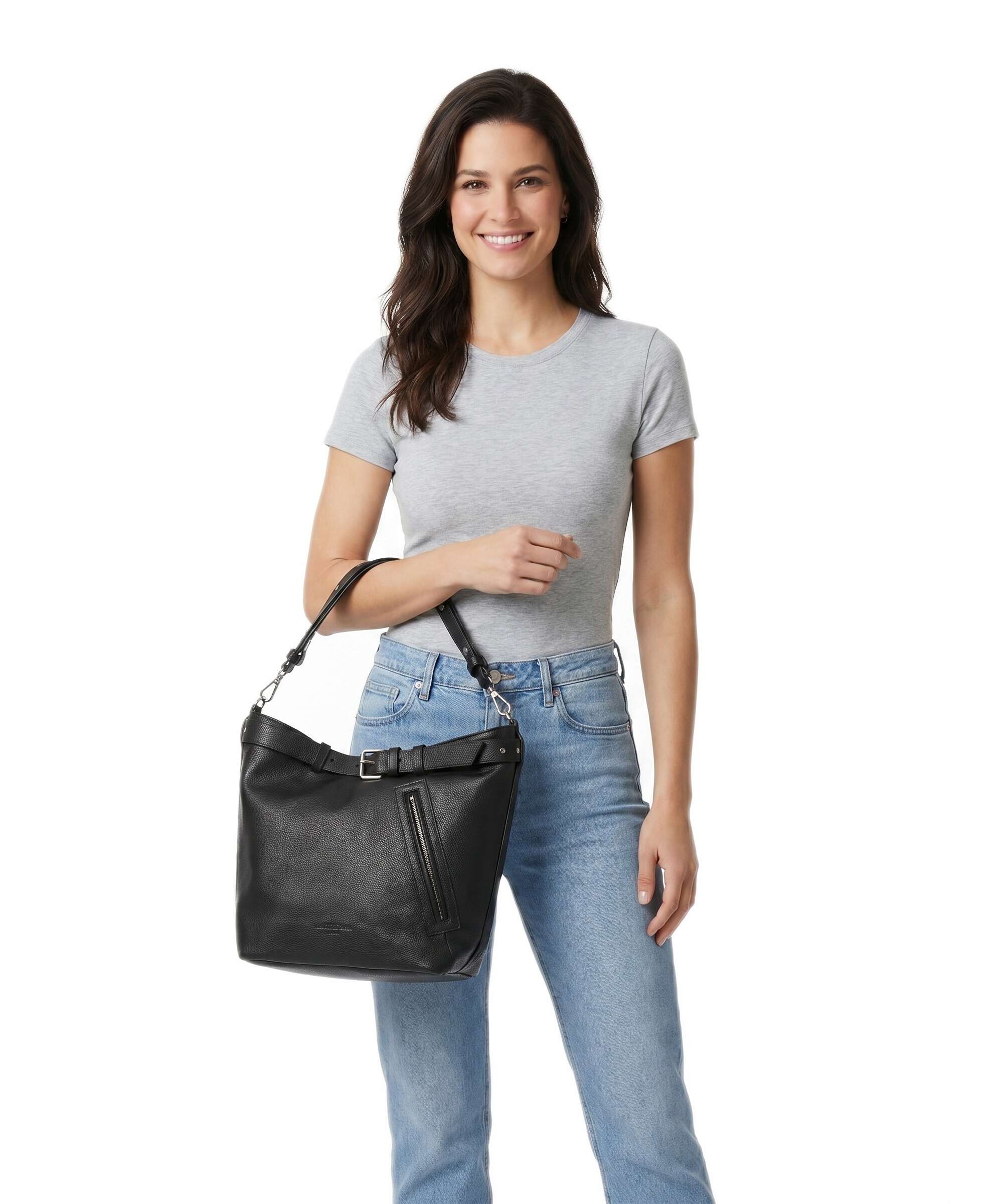 Liebeskind Zita Small Pebble L Torebka worek black - Image 3
