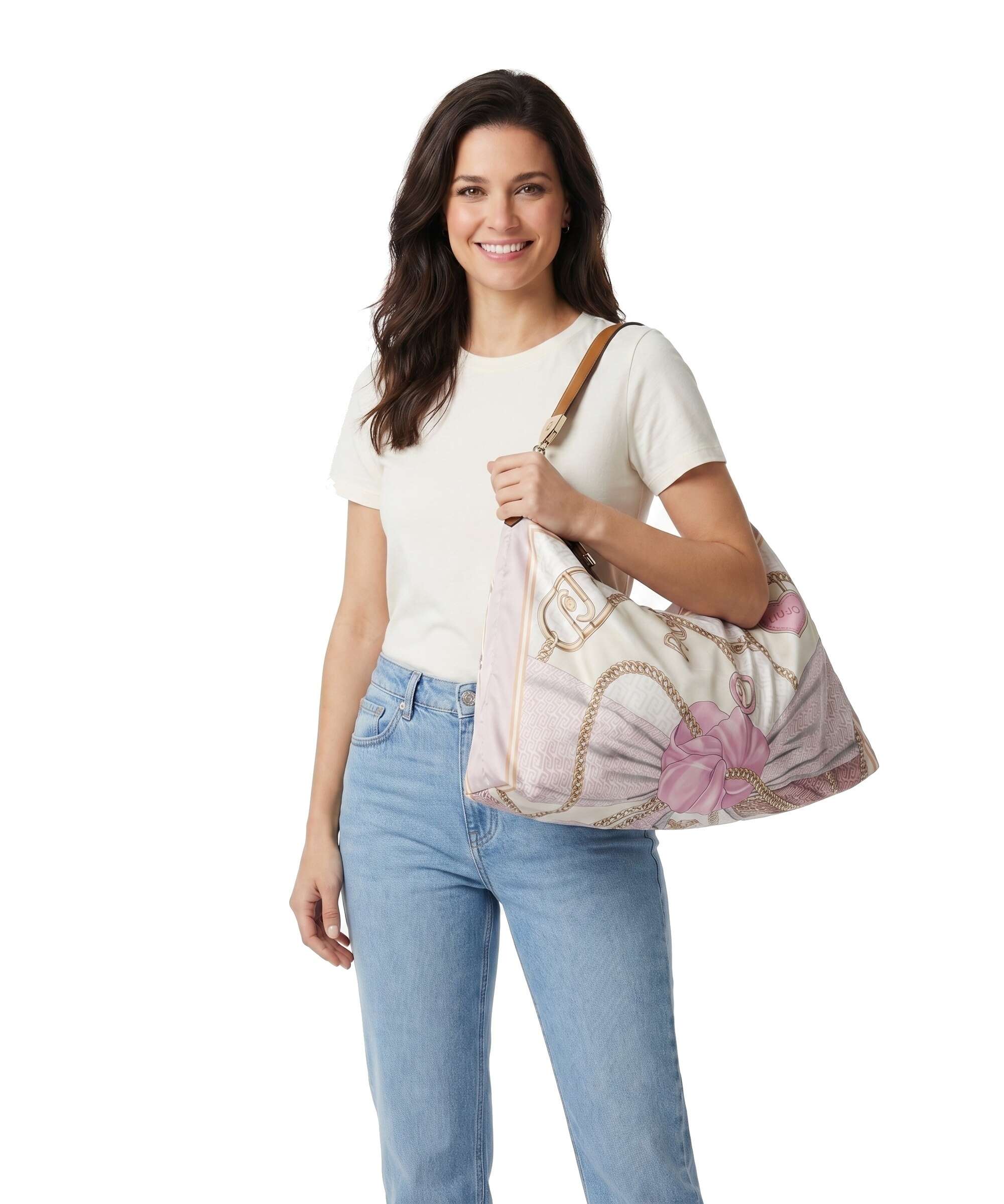 Liu Jo Foulard Torebka worek st metall/soft peony - Image 3
