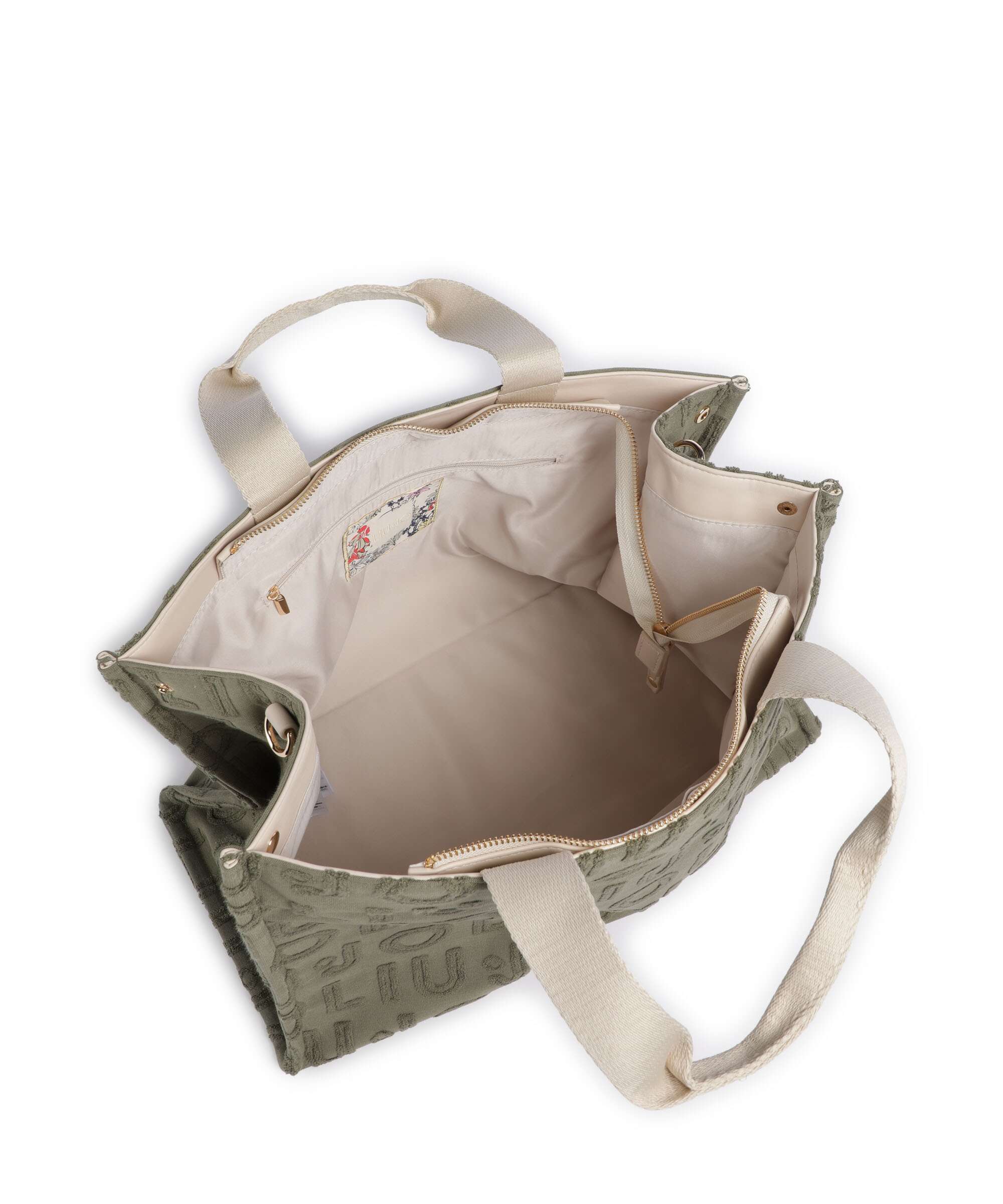Liu Jo Logo Torba na zakupy military                       - Image 6