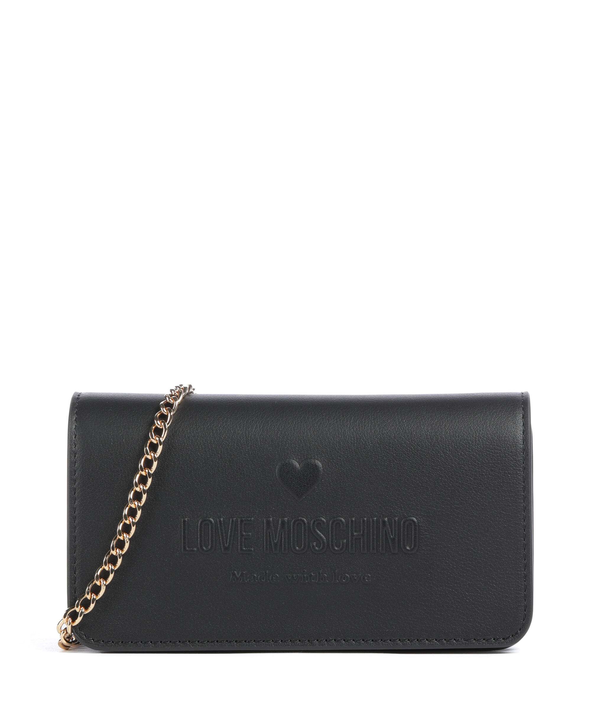 Love Moschino Love Embossed Torba przez ramię nero