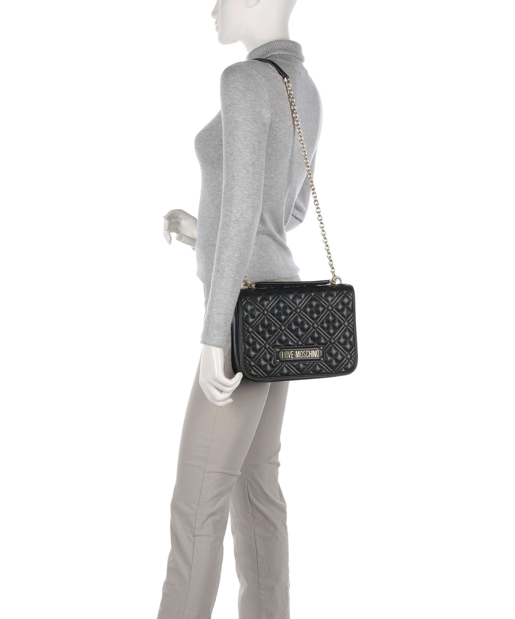 Love Moschino Quilted Torba na ramię nero - Image 3