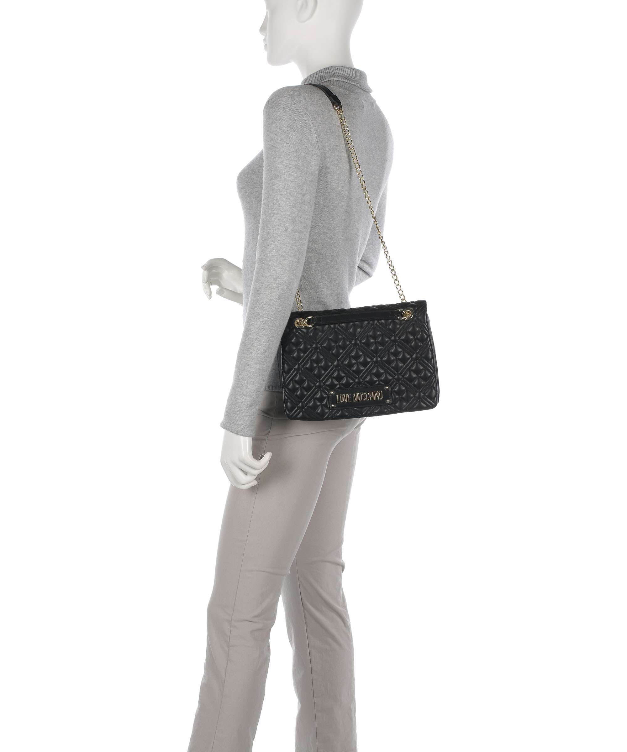 Love Moschino Quilted Torba na ramię nero - Image 3